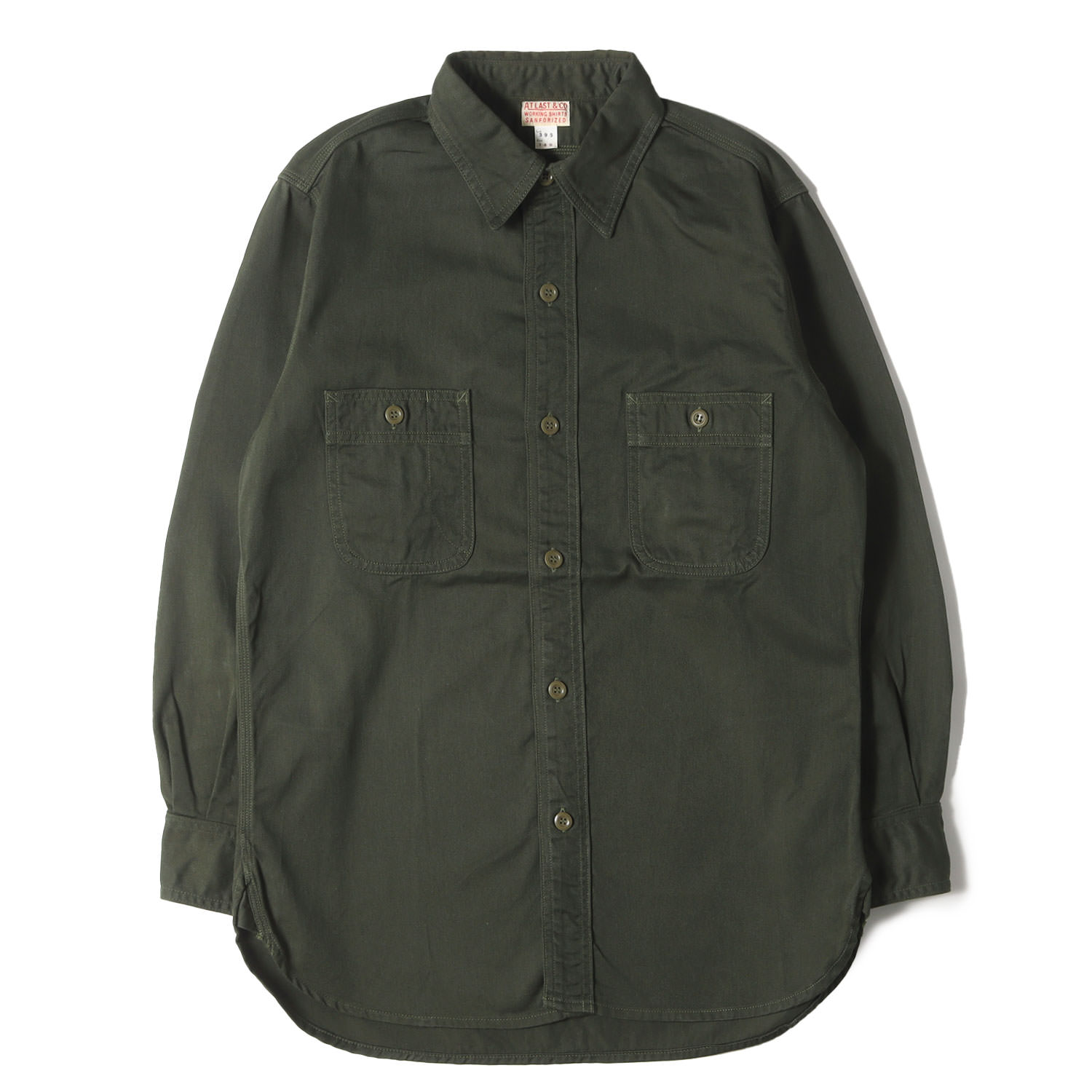 楽天市場】At Last(アットラスト) LOT 347L 長袖オープンカラーワーク