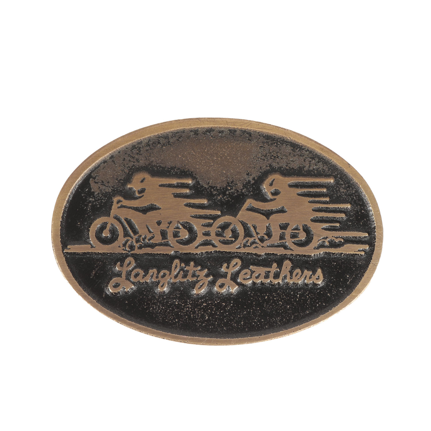 Langlitz Leathers ラングリッツ レザー | DynaBuckle MFG製 ロゴバックル | ブラス | ファッション アイテム 小物【メンズ】【中古】【K4786】