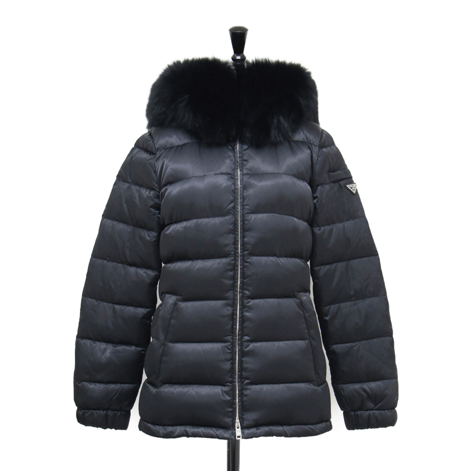 美品PRADA 黒 羊毛ファー ロングコート サイズ40 楽天市場】ファー コート（ブランドプラダ）の通販