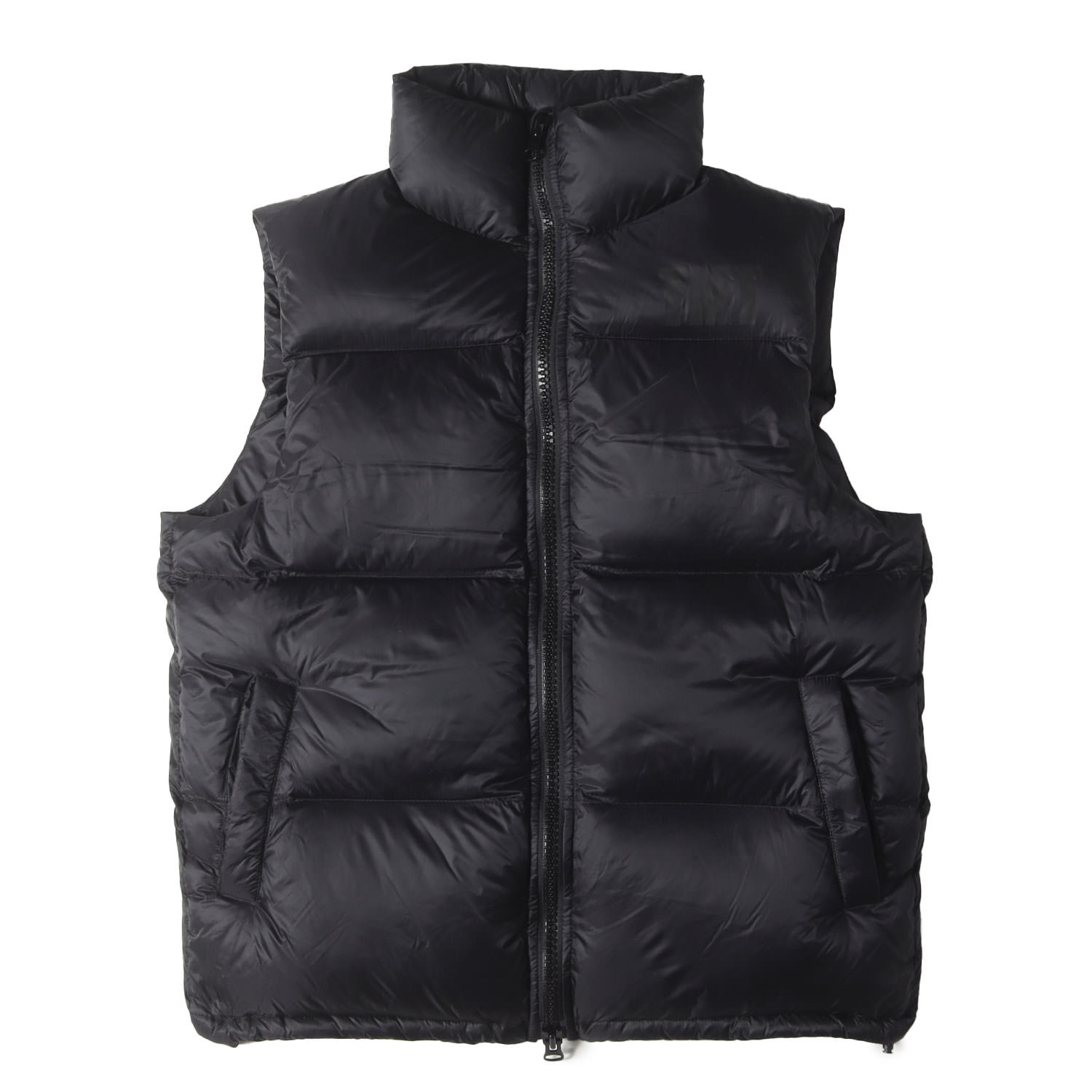 TMT ティーエムティー ベスト ブラック 黒 サイズ:M | 23AW ナイロンタフタ フルジップ ダウンベスト (NYLON DOWN VEST) | アウター ジャケット ブルゾン 上着【メンズ】【中古】【美品】【K4746】