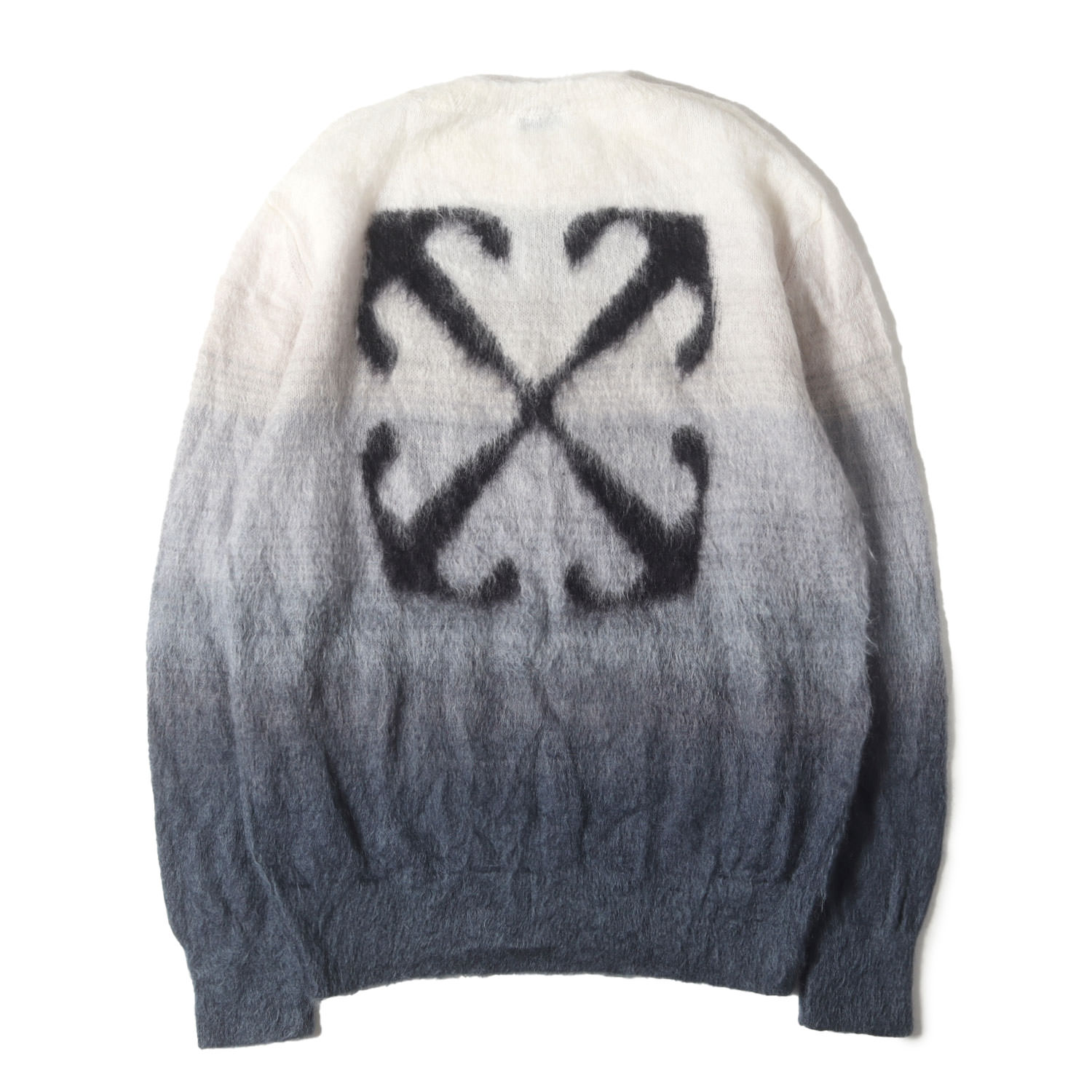 楽天市場】Off White オフホワイト DIAG BRUSHED MOHAIR CREWNECK