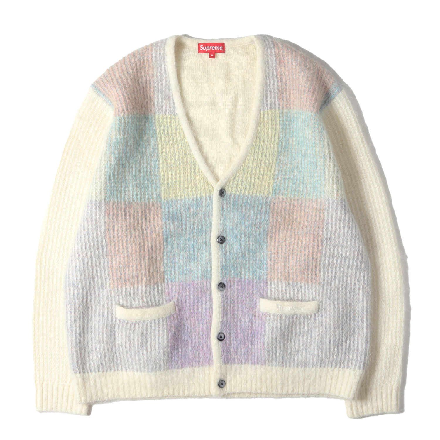 楽天市場】21ss Supreme Brushed Checkerboard Cardigan Tan Size-M
