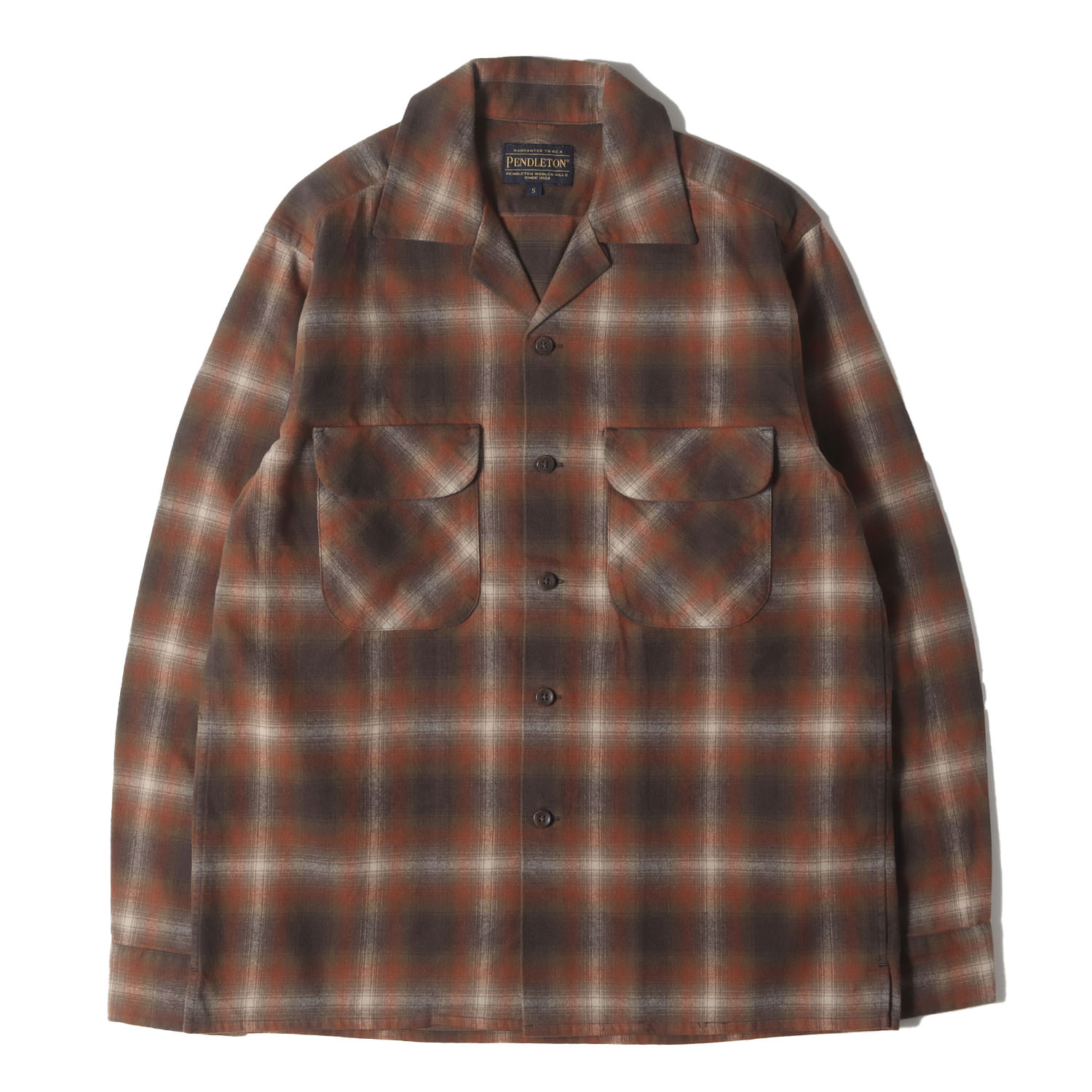 【美品】PENDLETON ペンドルトン シャツ オレンジ×ブラウン サイズ:S | BEAMS別注 | オンブレチェック オープンカラー フランネルシャツ | トップス カジュアルシャツ 長袖【メンズ】【中古】 楽天市場】PENDLETON ペンドルトン シャツ オレンジ×ブラウン サイズ:S