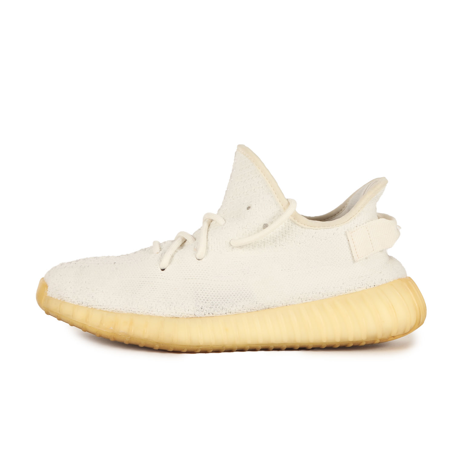 adidas アディダス サイズ:US9(27.0cm) | YEEZY BOOST 350 V2 CREAM WHITE (2018年製 / CP9366) | イージーブースト350 | クリームホワイト 白 | ローカット スニーカー シューズ 靴 | コラボ【メンズ】【中古】【K4746】