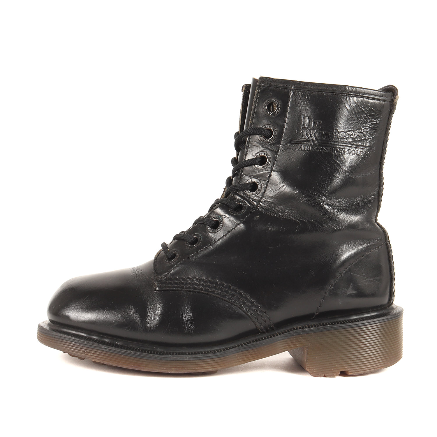 Dr.Martens ドクターマーチン ブラック サイズ:記載なし(22cm位) | 8ホール レザーブーツ(イングランド製) | ブランド シューズ 靴【レディース】【中古】【K4746】