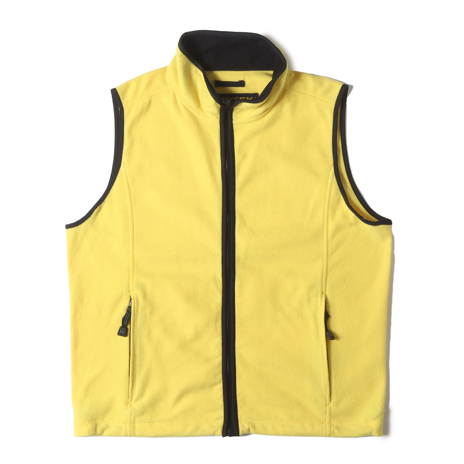 Eddie Bauer エディーバウアー ベスト イエロー サイズ:S | 90s ポーラテック フリース ジップ ベスト | USA製 | EBTEK Eddie Bauer | 90年代 古着 ヴィンテージ | トップス【メンズ】【中古】【K4774】