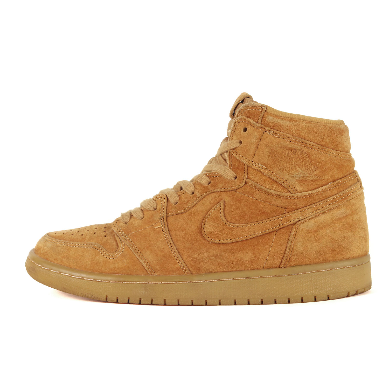 NIKE ナイキ 大きさ:US9(27.0珊) | AIR JORDAN 1 RETRO HIGH OG WHEAT (555088-710) | エアジョーダン1 レトロ ご機嫌 ウィート | ゴールデンハーベスト | ご機嫌撥ねのける スニーカー シューズ 靴【メンズ】【中古】【K4839】