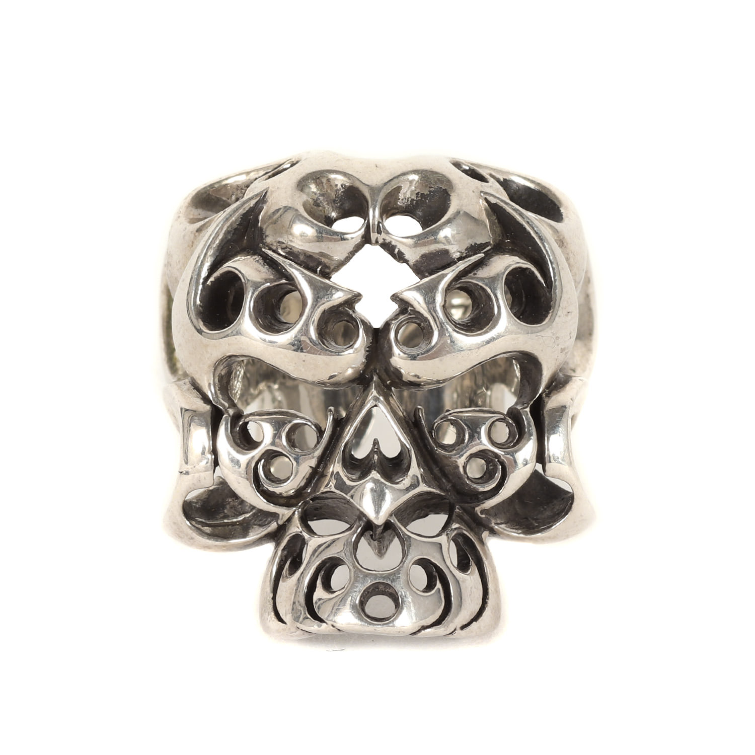 楽天市場】TENDERLOIN テンダーロイン SKULL RING SILVER ボルネオ