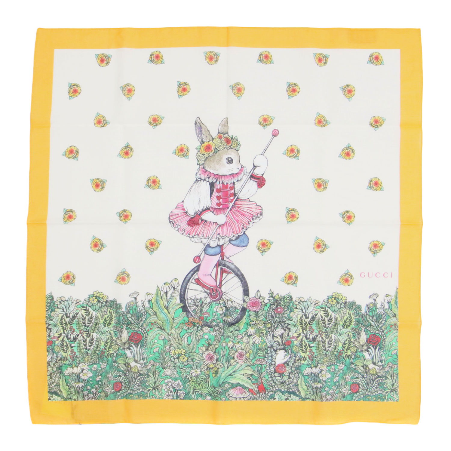 楽天市場】未使用 限定品 グッチ ヒグチユウコ コラボ スカーフ 90cm