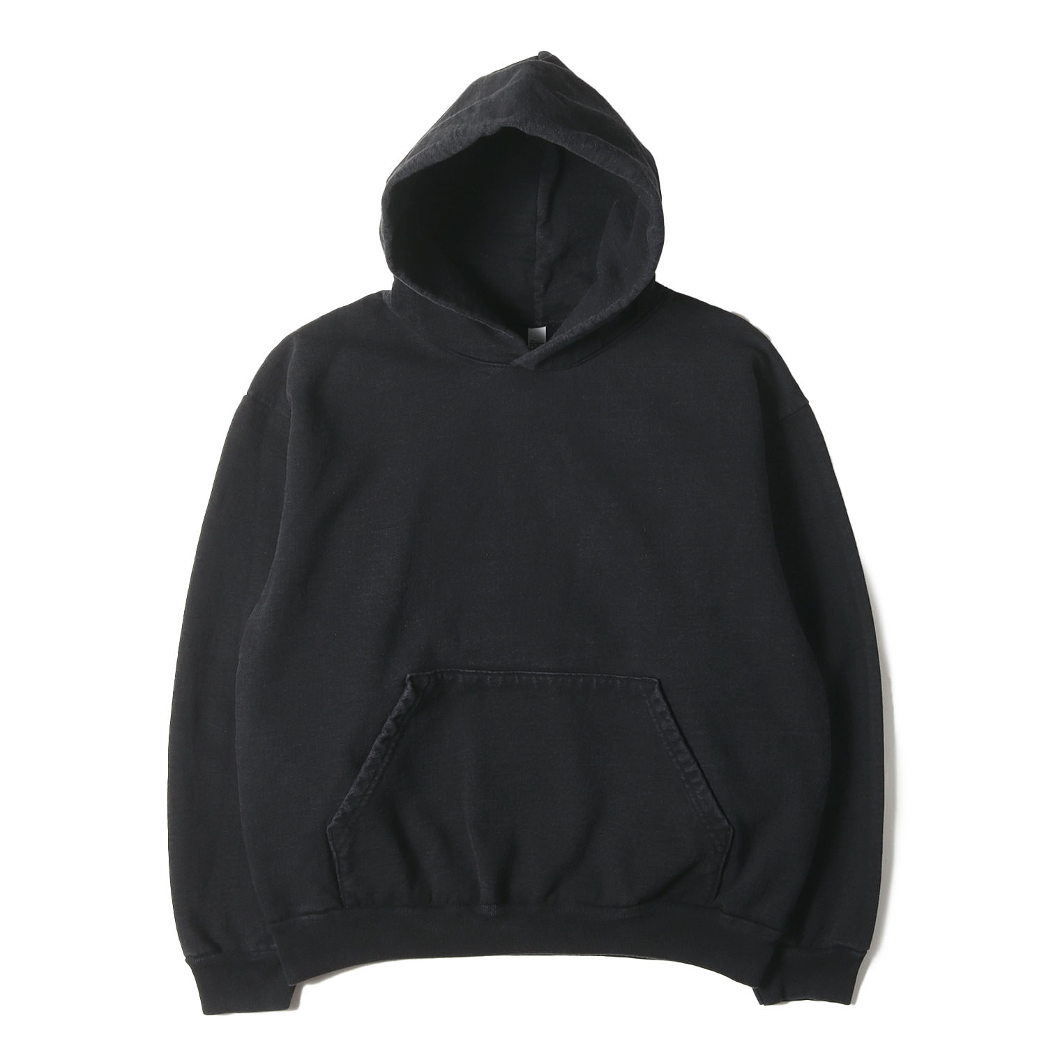 LOS ANGELES APPAREL ロサンゼルスアパレル パーカー ヴィンテージブラック 黒 サイズ:L | ガーメントダイ スウェット パーカー (Heavy Fleece Hoodie Garment Dye) / MADE IN USA | トップス フーディー【メンズ】【中古】【K4704】