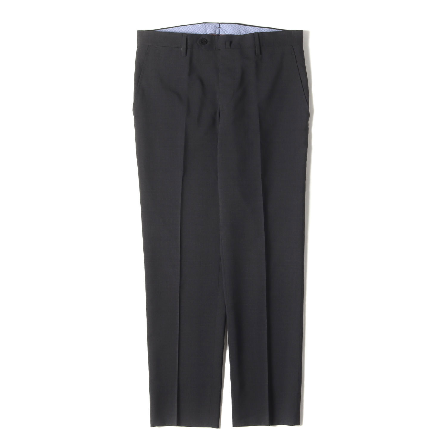 GERMANO ジェルマーノ ズボン下 薄墨色 大いさ:46 | 24SS BEAMS F TRAVELLER 伸ばすこと絨毛 否筋目 スラックス | ボトムス ズボン | 共同研究【メンズ】【中古】【美品】【K4807】 ズボン・パンツ-メンズファッション
