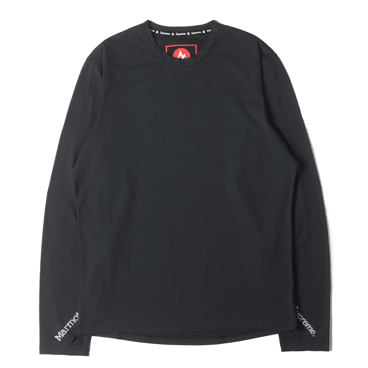 Supreme シュプリーム Tシャツ ブラック 黒 サイズ:S | 25AW Marmot ストレッチ ロングスリーブ Tシャツ (Base Layer L/S Top) | トップス カットソー 長袖 | コラボ【メンズ】【中古】【美品】【K4779】