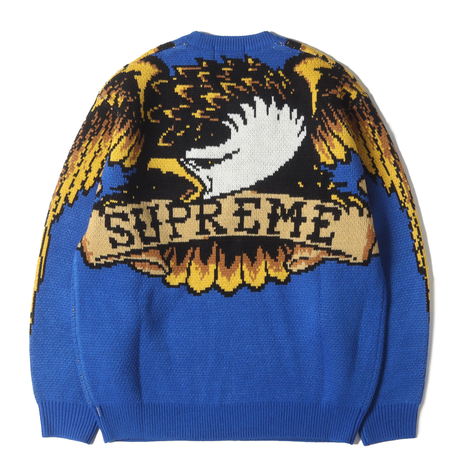 Supreme シュプリーム 編み物 青味 大きさ:S | 25AW ANTIHERO ビッグ鷲 編み物 プルオーバー (Sweater) | トップス ティーシャツ | 二人三脚 作目【メンズ】【K4857】
