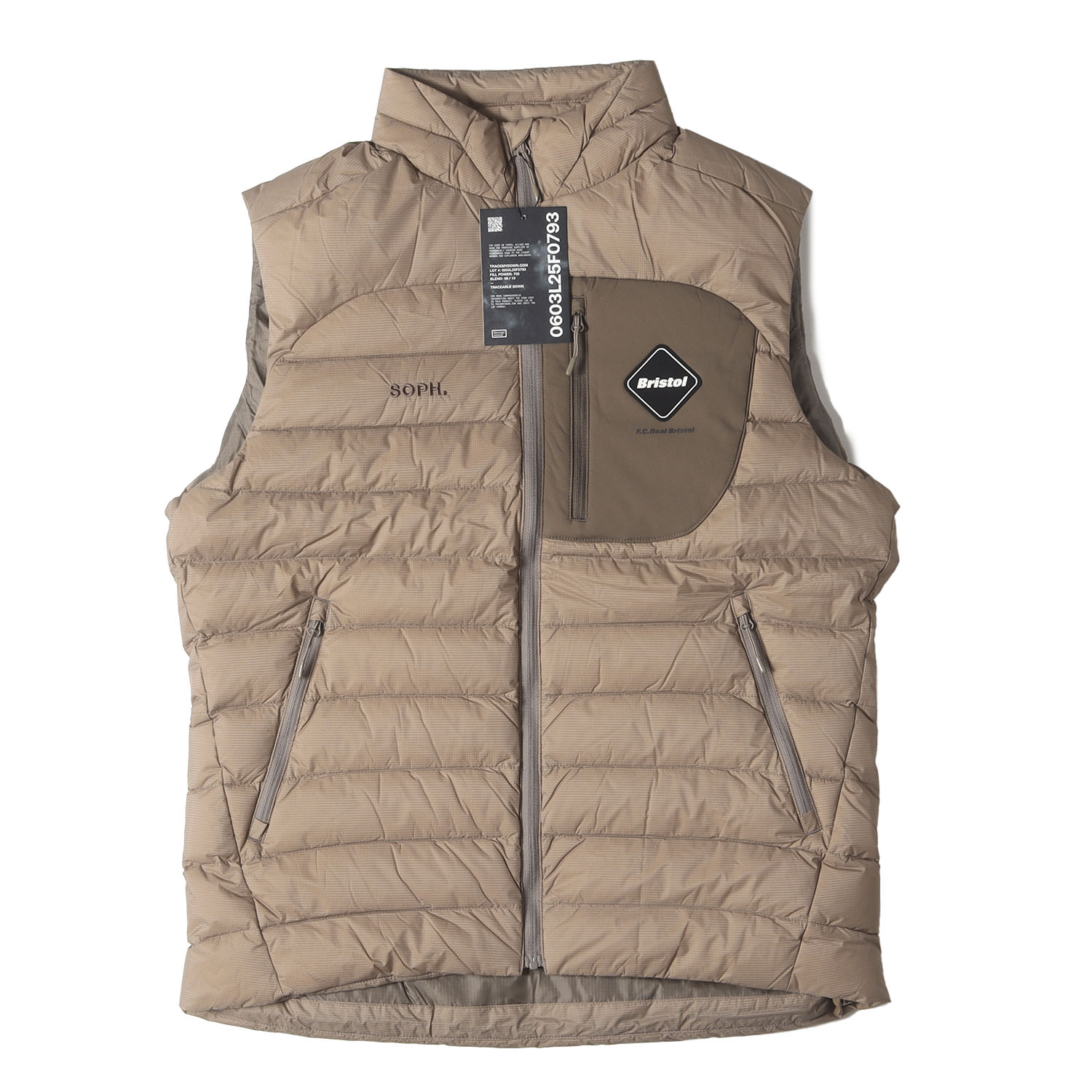 楽天市場】F.C.Real Bristol エフシーレアルブリストル ダウン ベスト