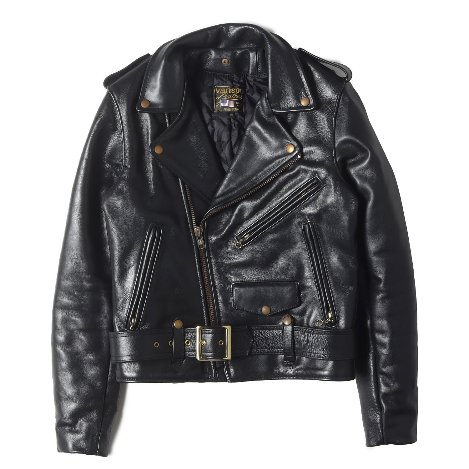 楽天市場】VANSONバンソン 新品同様□TC Cruise Jacket ワッペン付