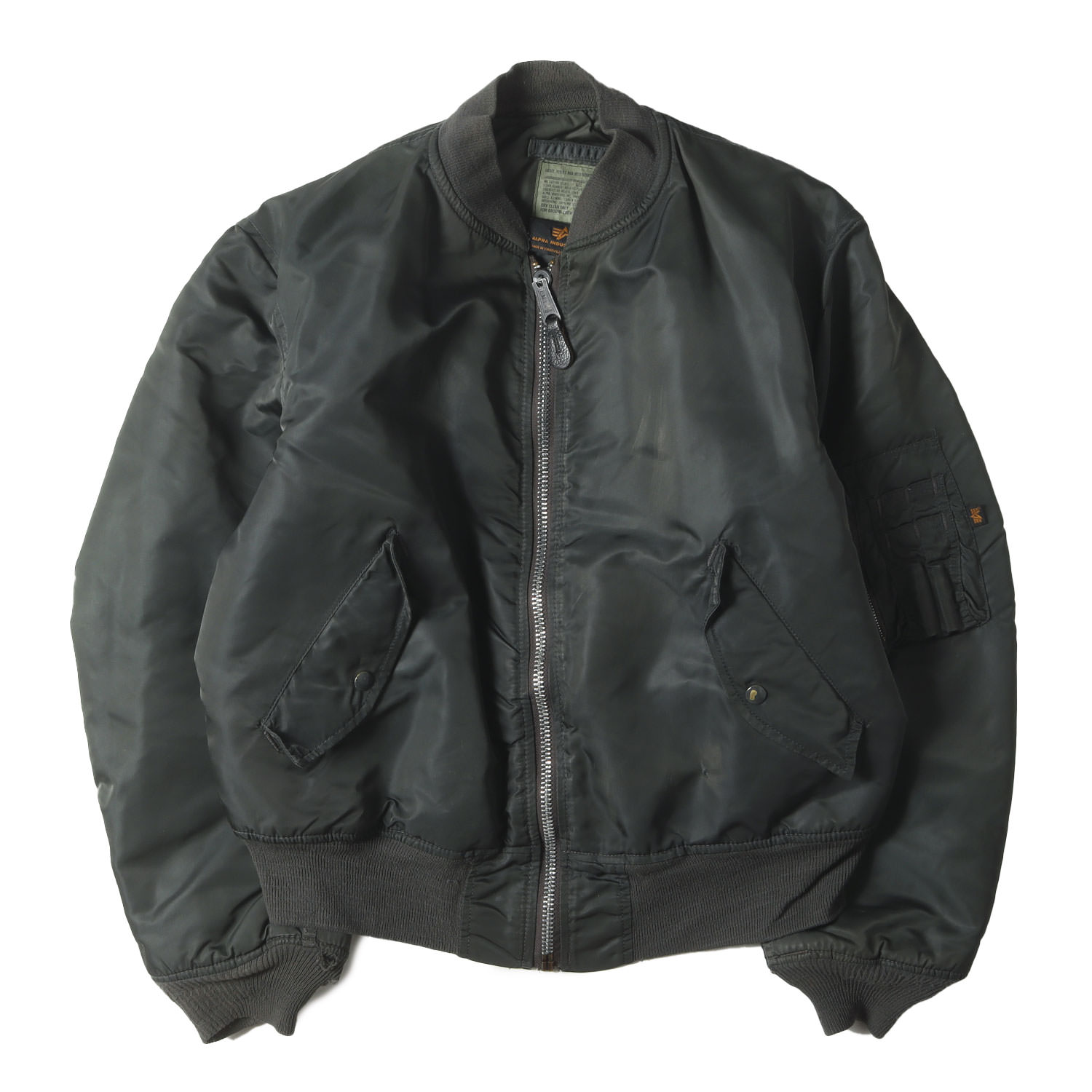 楽天市場】80s 90s USA製 ALPHA INDUSTRIES 社製 MA-1 フライト