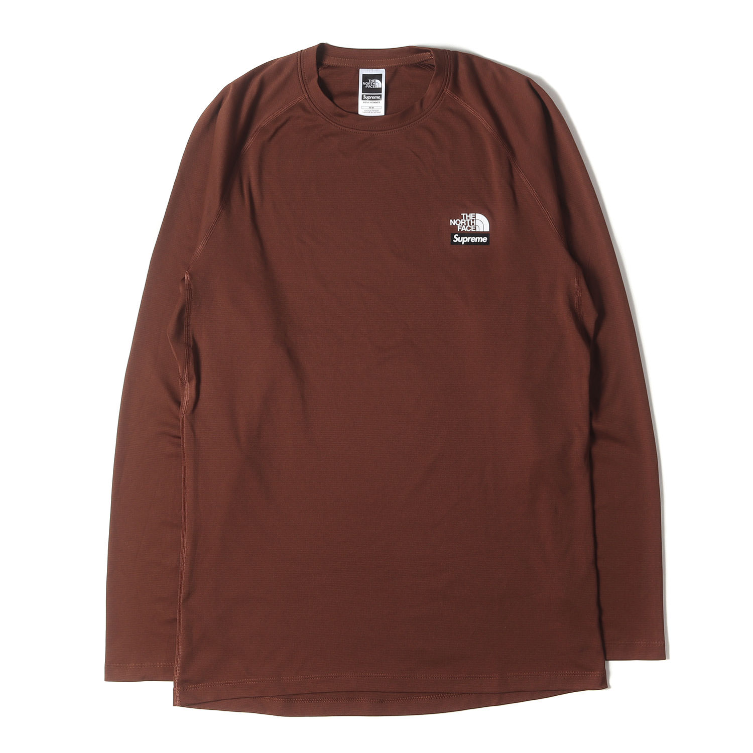 Supreme シュプリーム Tシャツ ブラウン サイズ:M | 22AW THE NORTH FACE ベースレイヤー ロングスリーブ Tシャツ (Base Layer L/S Top) | トップス カットソー 長袖【メンズ】【中古】【美品】【K4786】