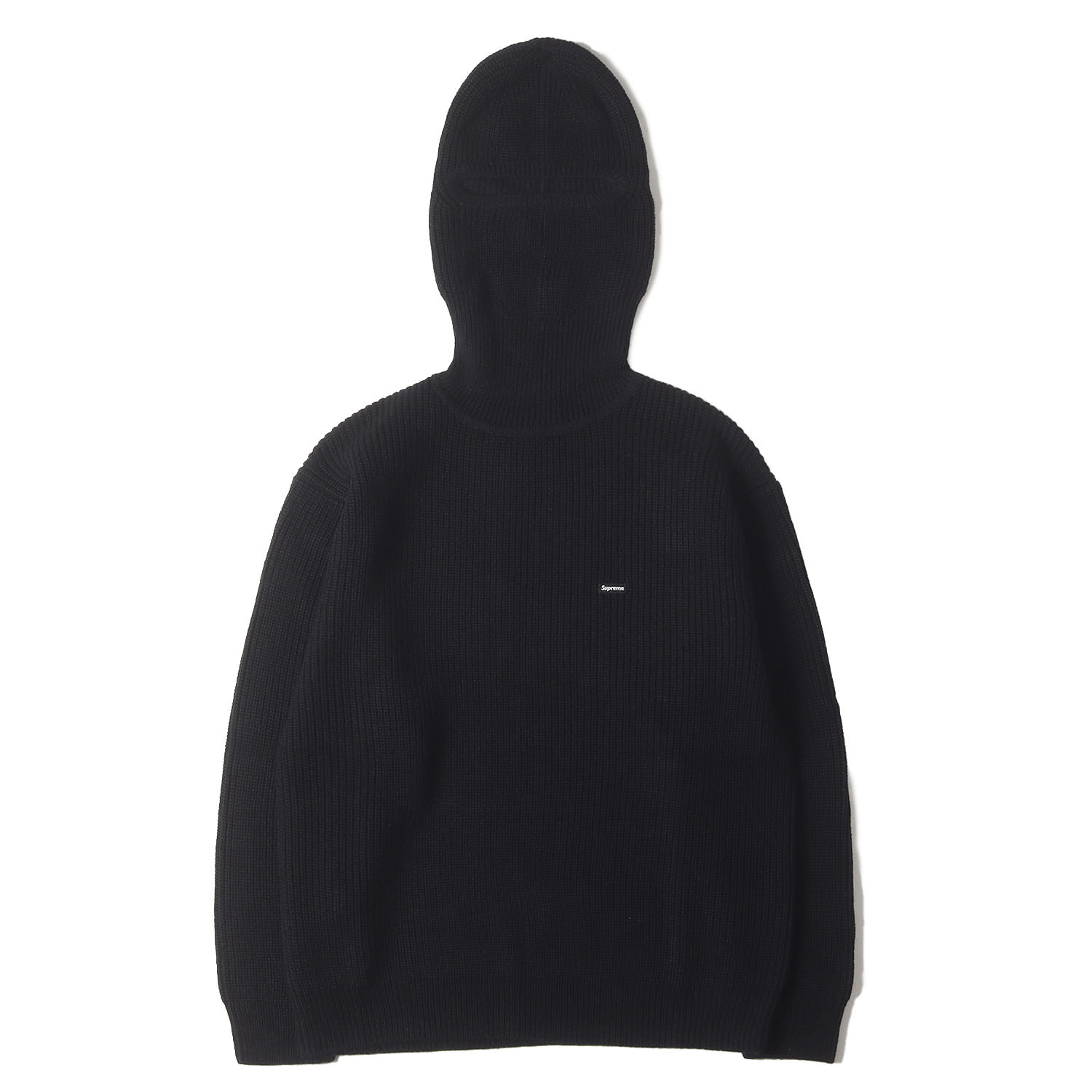 Supreme シュプリーム パーカー ブラック 黒 サイズ:M | 22AW スモールBOXロゴ バラクラバ / タートルネック ニット パーカー (Small Box Balaclava / Turtleneck Sweater) | トップス セーター【メンズ】【K4746】