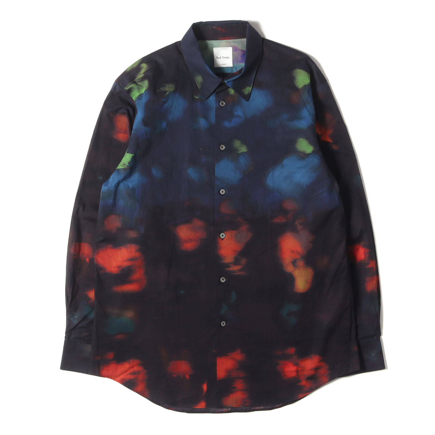 Paul Smith ポールスミス シャツ マルチカラー サイズ:XL | 22SS 総柄デザイン コットンブロード シャツ | 日本製 | トップス カジュアルシャツ 長袖【メンズ】【中古】【K4746】|ブランド古着のBEEGLE by Boo-Bee