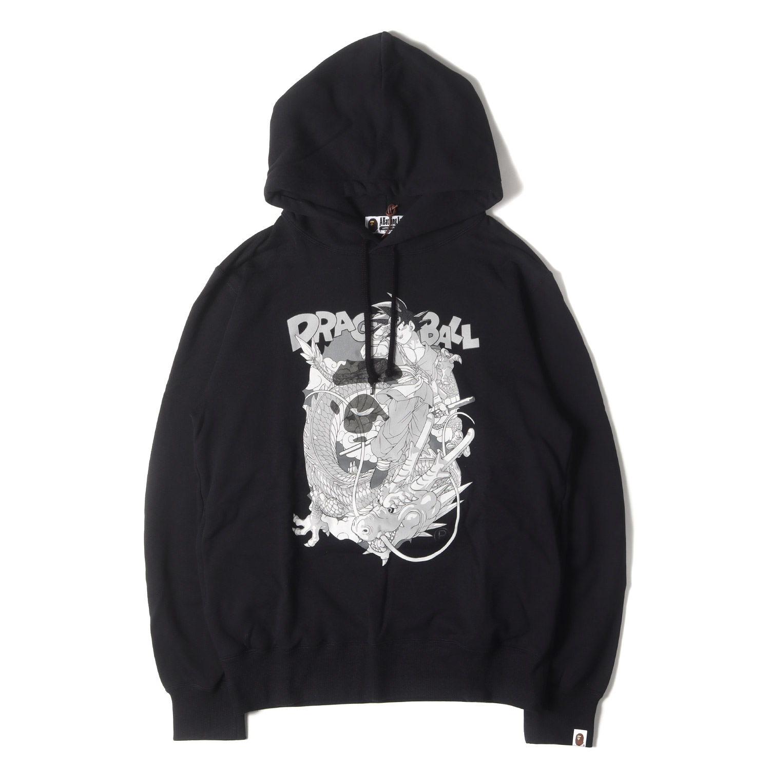 A BATHING APE ア ベイシング エイプ パーカー 黒いこと 黒 大きさ:XL | 22SS 火竜どんぶり鉢超 百貨店主人公 孫悟空\u0026猿顔 スウェットパーカー | トップス フーディー【メンズ】【K4838】