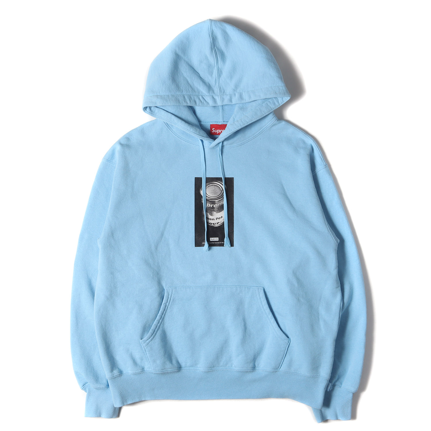 Supreme シュプリーム ライトブルー サイズ:S | 24SS スープ缶プリント スウェットパーカー (Soup Can Hooded Sweatshirt) | トップス フーディー【メンズ】【中古】【K4772】