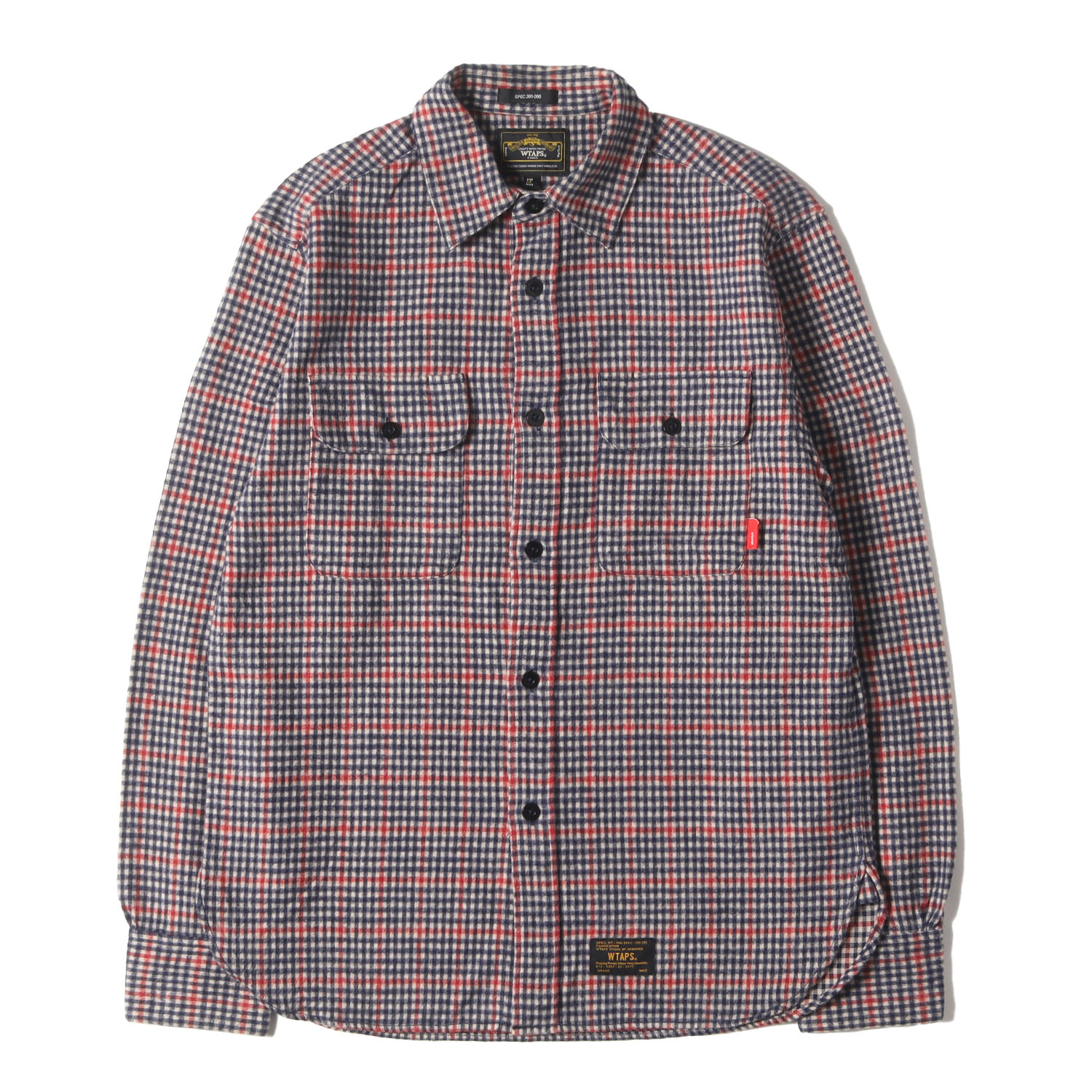 楽天市場】WTAPS 21aw LEAGUE L/S SHIRT FLANNEL Mサイズ 212TQDT