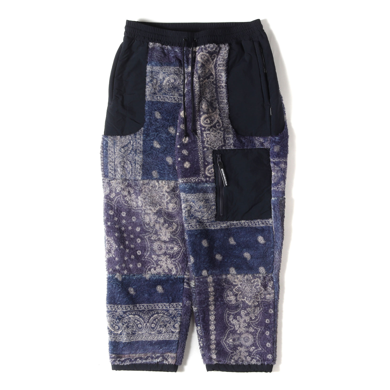 【美品】NEIGHBORHOOD ネイバーフッド パンツ ネイビー 紺 サイズ:L | 23AW バンダナパッチワーク柄 フリースパンツ(BANDANA PATTERN FLEECE PANTS) | ボトムス ズボン【メンズ】【中古】 楽天市場】NEIGHBORHOOD ネイバーフッド パンツ ネイビー 紺 サイズ:L
