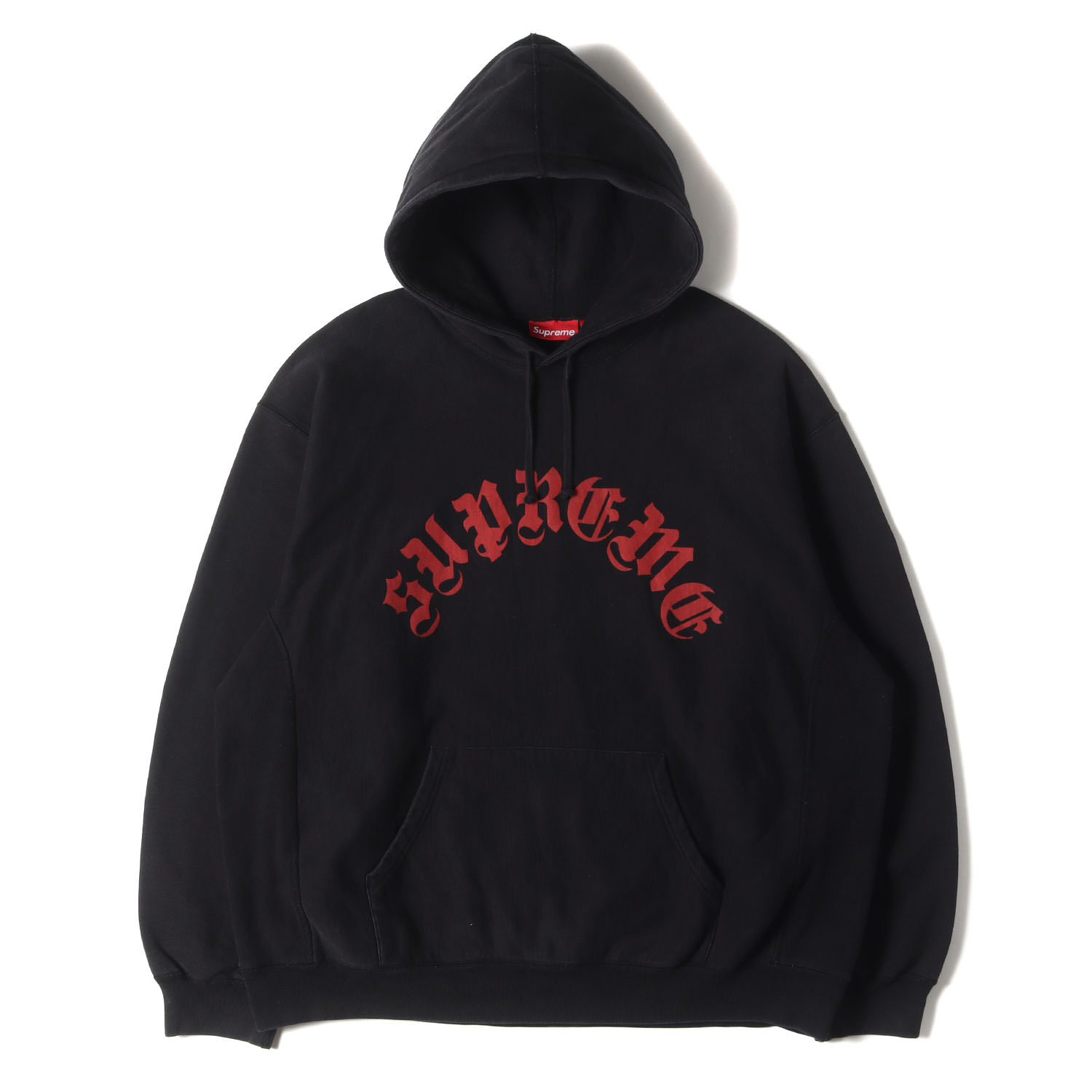 Supreme シュプリーム パーカー 黒いこと 黒 大きさ:XXL | 24AW プリントアーチロゴ スウェットパーカー (Printed Arc Hooded Sweatshirt) | トップス フーディー ティーシャツ【メンズ】【中古】【K4792】