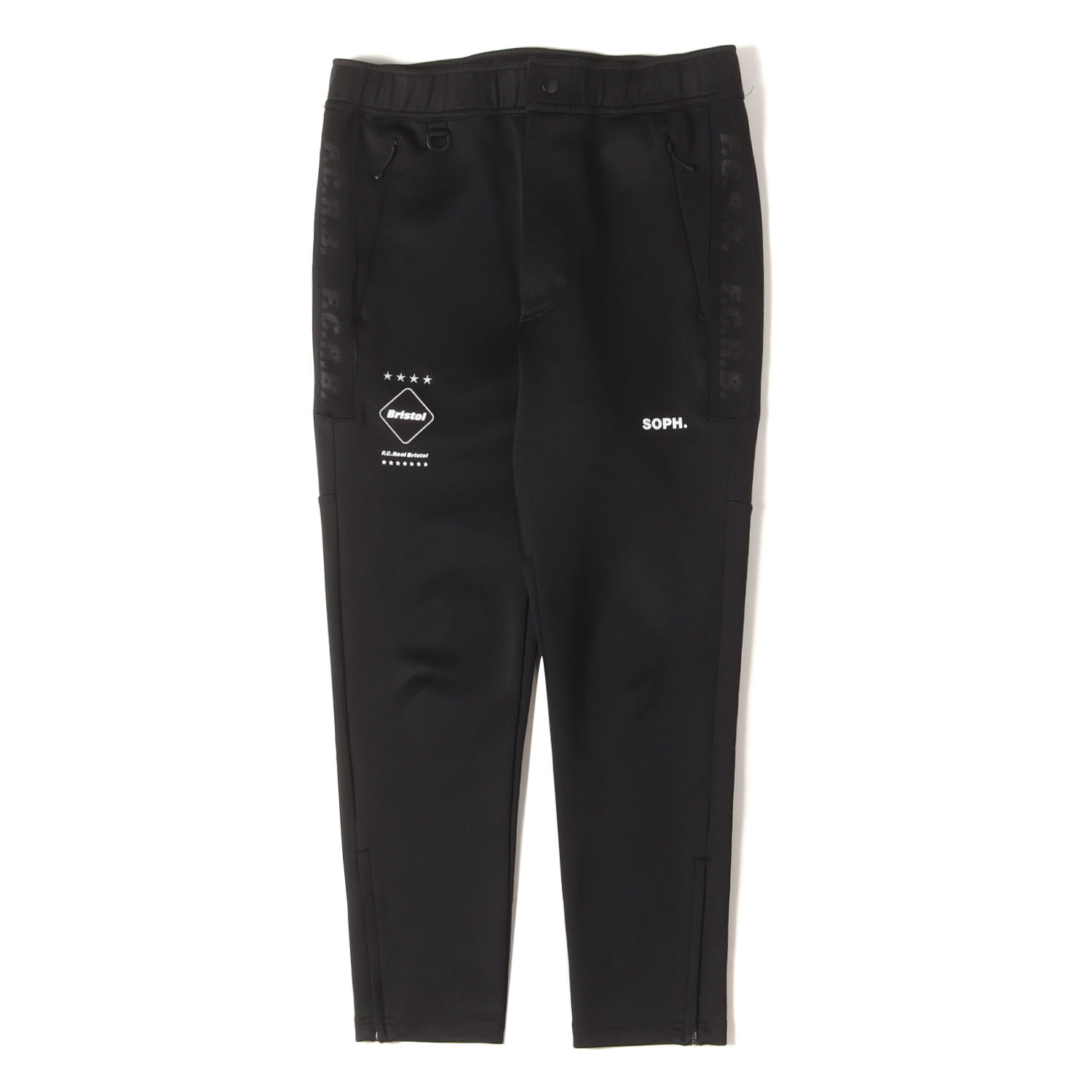 F.C.Real Bristol エフシーレアルブリストル パンツ ブラック 黒 サイズ:S | 22SS サイドロゴ PDK ジャージ トラックパンツ(PDK PANTS) | ボトムス ズボン【メンズ】【中古】【K4746】