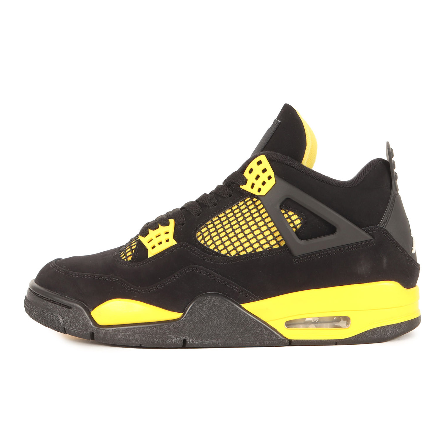 NIKE ナイキ サイズ:US9.5(27.5cm) | AIR JORDAN 4 RETRO THUNDER (DH6927-017 / 2023年製) | エアジョーダン4 レトロ サンダー | ブラック ホワイト ツアーイエロー | スニーカー シューズ 靴【メンズ】【中古】【美品】【K4837】｜ブランド古着のBEEGLE by Boo-Bee