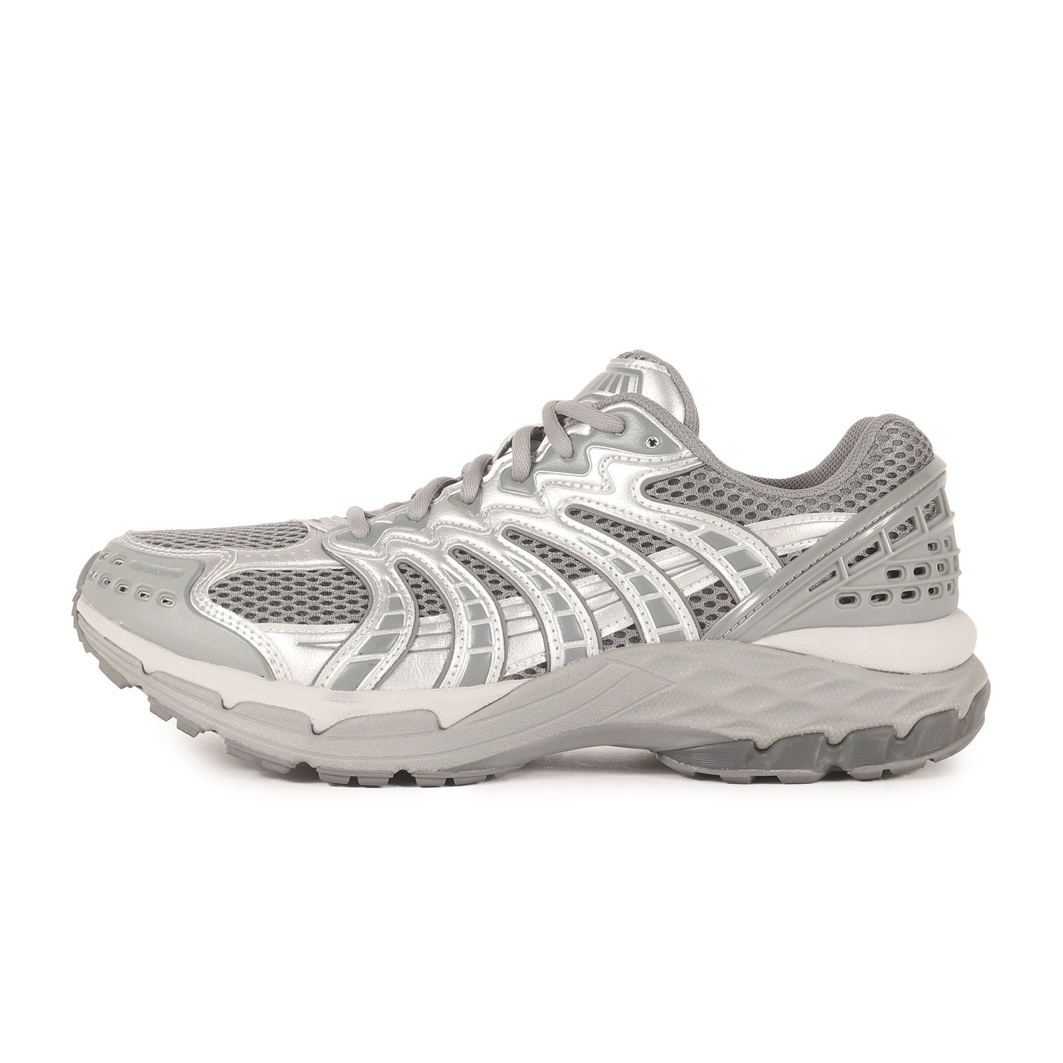 K-SWISS 容れものイス 大いさ:US9(27.0糎) | KSRC KONEJO 2000s Runner Reimagined (74506-076-M LOW) | ケーエスアールシー コネホ | スモークドパール しろがね色 ニュートラルグレー | 置き目取りすてる スニーカー シューズ 靴 | 二人三脚【メンズ】【中古】【K4839】