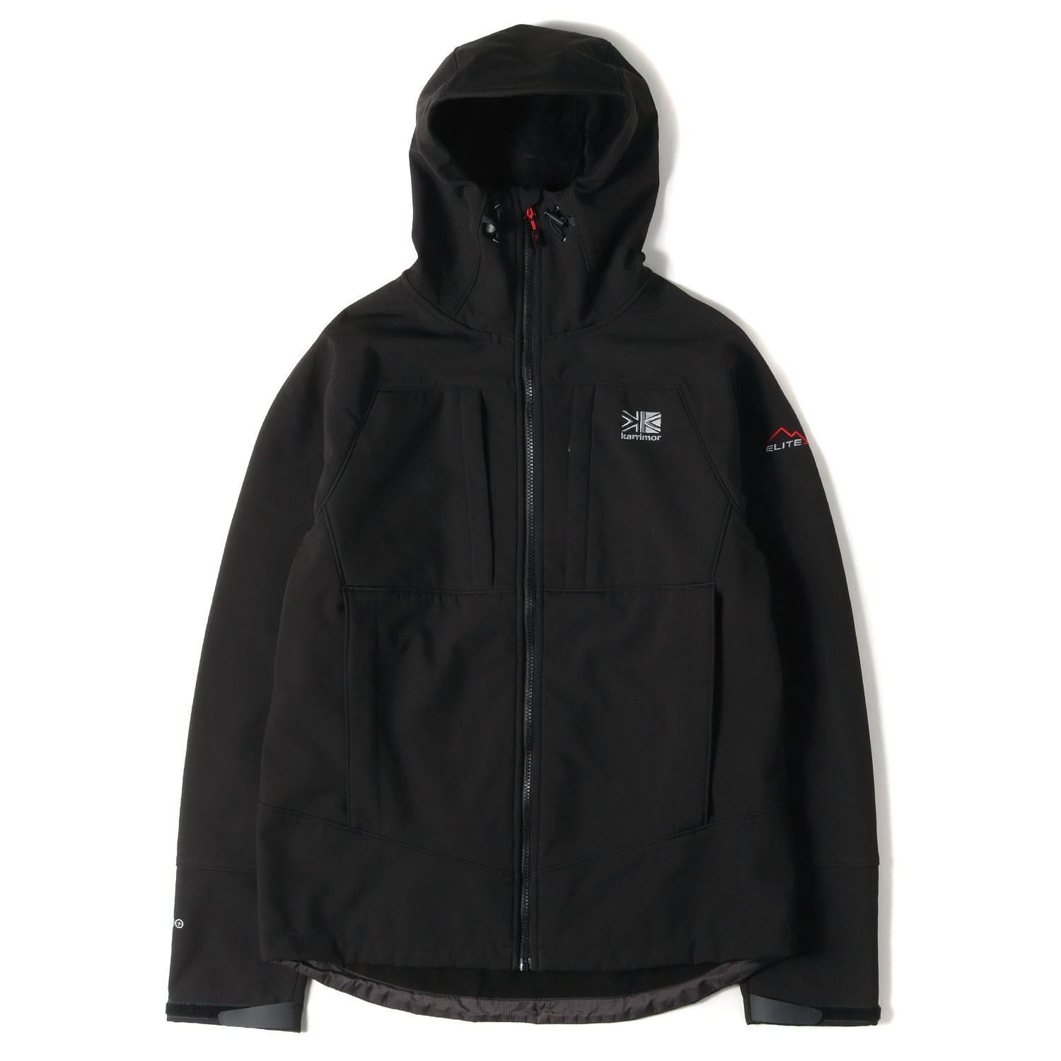 Karrimor カリマー ジャケット ブラック 黒 サイズ:ASIA L | アルピニスト ストレッチ ソフトシェル ジャケット (Alpiniste Soft Shell Jacket) | アウター ブルゾン 上着【メンズ】【中古】【K4777】