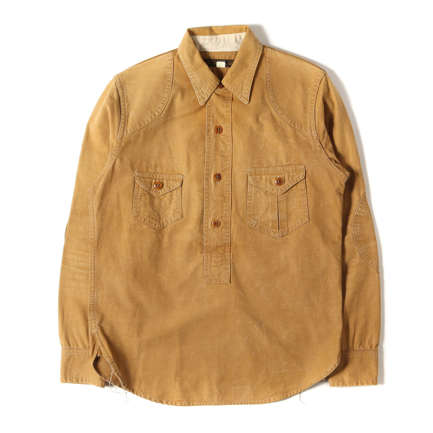 FREEWHEELERS フリーホイーラーズ シャツ メイプルブラウン サイズ:14(S) | ガチャポケット サグハーバー プルオーバー ハンティングシャツ (SAG HARBOR SHIRTS) | トップス カジュアルシャツ 長袖【メンズ】【中古】【K4792】|ブランド古着のBEEGLE by Boo-Bee