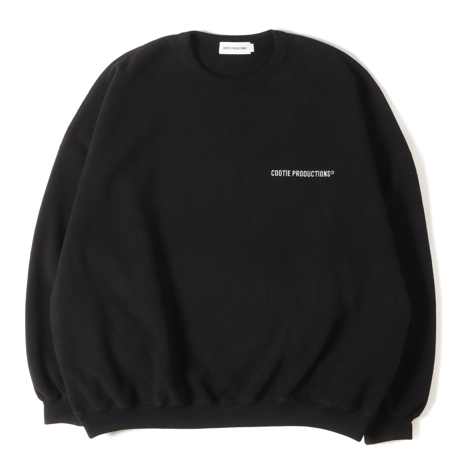 COOTIE クーティー スウェット ブラック 黒 サイズ:L | 24AW オーバーサイズ フリース スウェットシャツ (Fleece Sweat Crew) | トップス トレーナー【メンズ】【中古】【K4746】