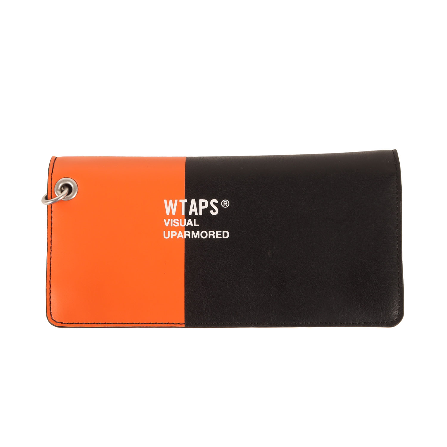 WTAPS ダブルタップス 財布 | 23AW ウォレットチェーン付き ロングウォレット / 長財布 (CREAM WALLET SYNTHETIC FORTLESS) | オレンジ ブラック | ブランド ファッション アイテム【メンズ】【K4785】