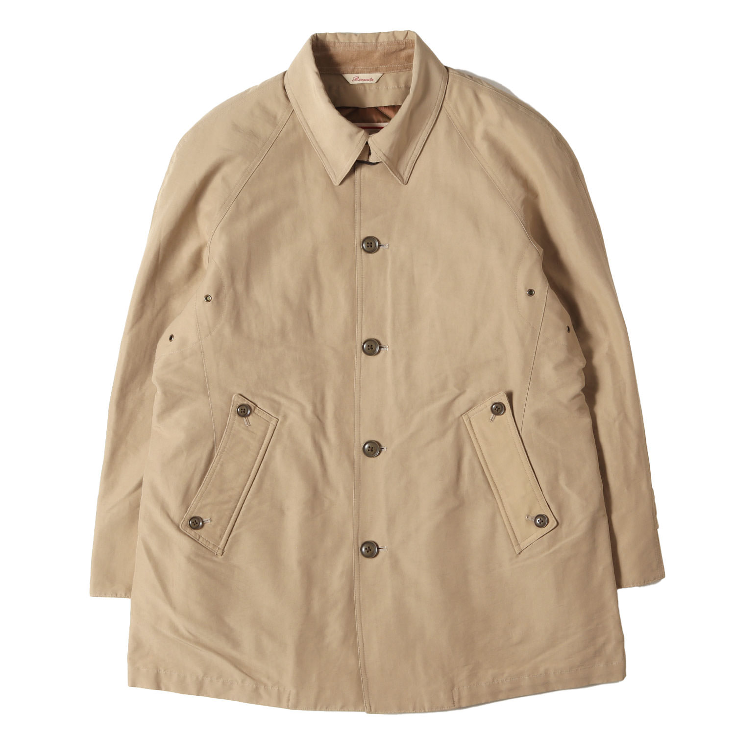 BARACUTA バラクータ コート ベージュ サイズ:L | 取り外し可能キルティングライナー付き ステンカラーコート | アウター ジャケット 上着【メンズ】【中古】【K4777】