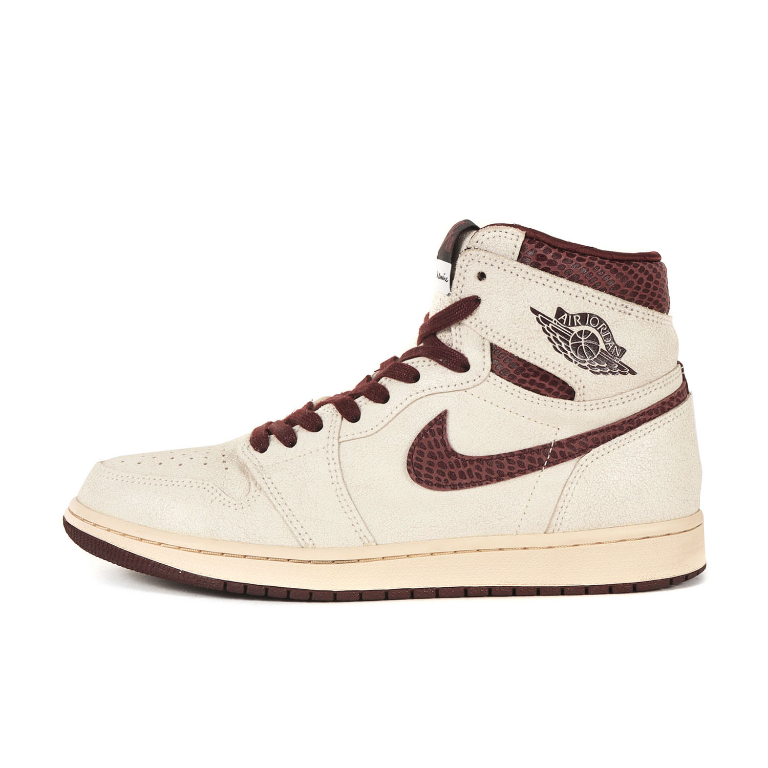 NIKE ナイキ セイル×黒いこと×バーガンディー 大いさ:US9(27糎) | ×A MA MANIRE AIR JORDAN 1 RETRO HIGH OG SP DO7097-100 | アママニエール 共同研究 バッシュ【メンズ】【中古】【K4813】 靴-スニーカー-メンズ靴