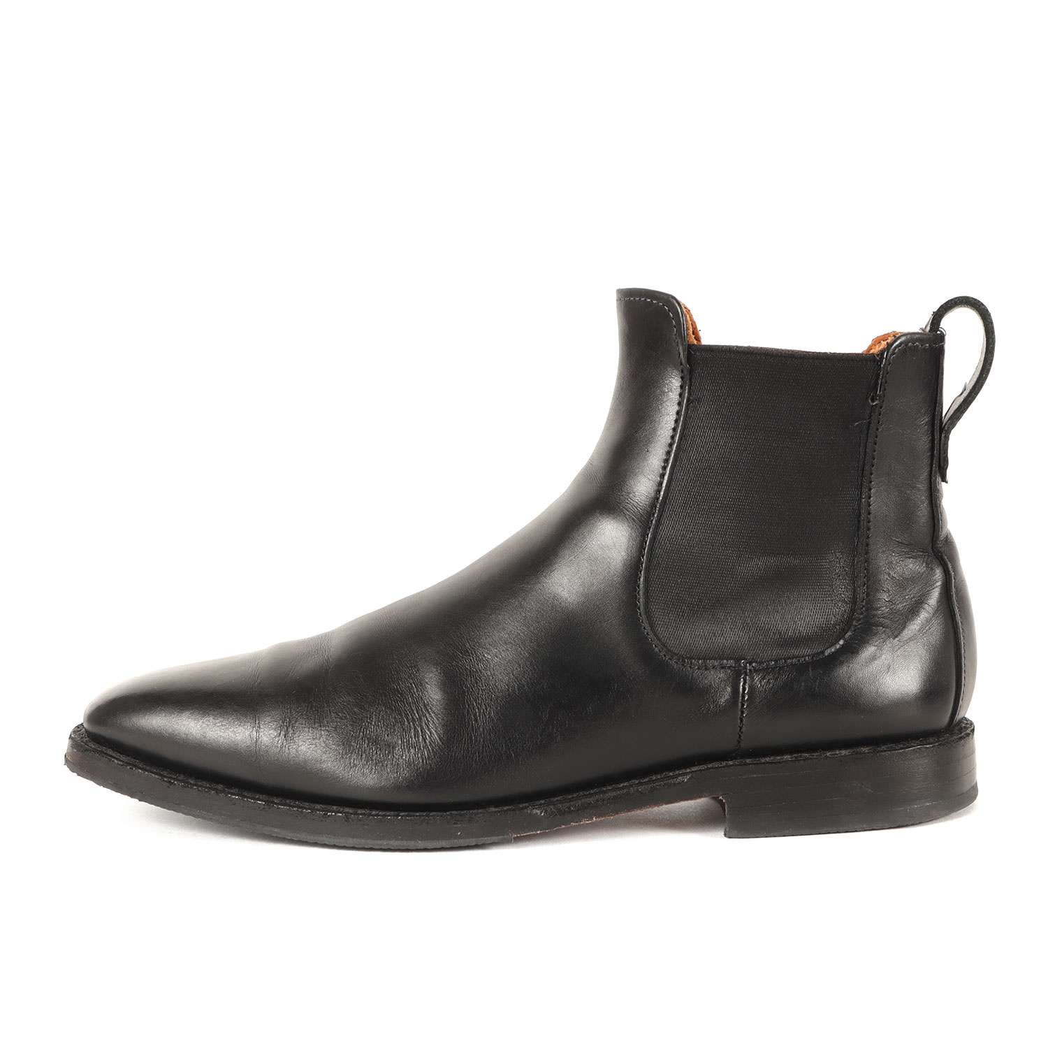 Allen Edmonds アレンエドモンズ サイズ:U8.5 D(26.5cm) | リヴァプール カーフレザー チェルシー ドレスブーツ / サイドゴア ブーツ (Liverpool Chelsea Dress Boot) | ブラック 黒 | ブランド シューズ 靴【メンズ】【中古】【K4792】