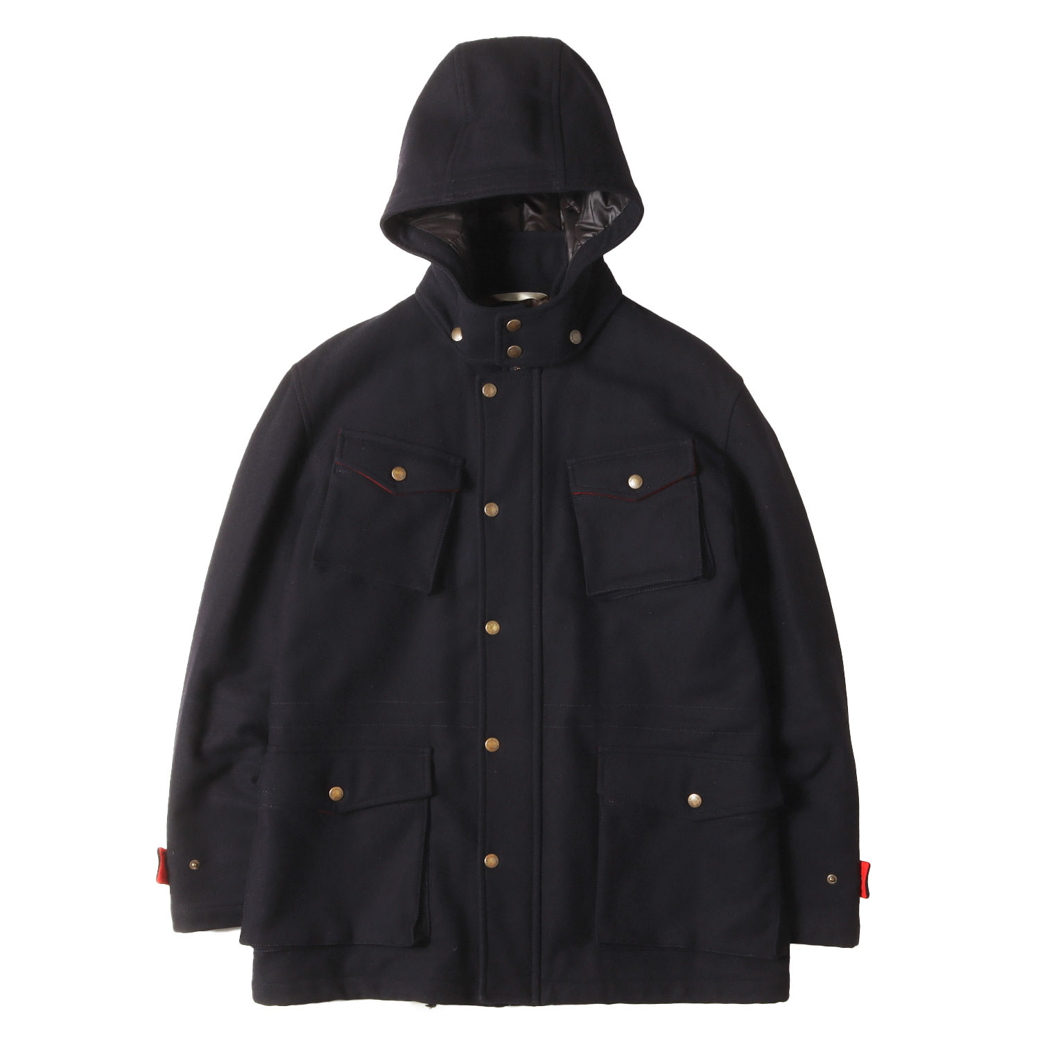 Paul Smith ポールスミス ジャケット ネイビー 紺 サイズ:L | メルトン ミリタリー ジャケット (M65 MELTON JACKET) | COLLECTION | 日本製 | アウター ブルゾン コート 上着【メンズ】【中古】【美品】【K4775】 18,368円