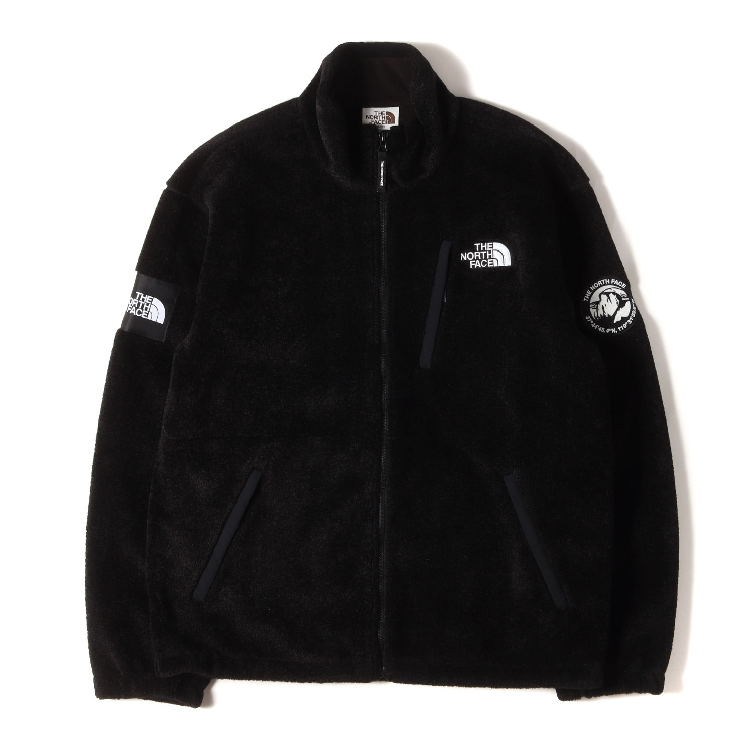 THE NORTH FACE ノースフェイス ジャケット ブラック 黒 サイズ:XL | 海外限定 ホワイトレーベル リモ フリース ジャケット (Rimo Fleece Jacket) | アウター ブルゾン 上着【メンズ】【中古】【美品】【K4746】