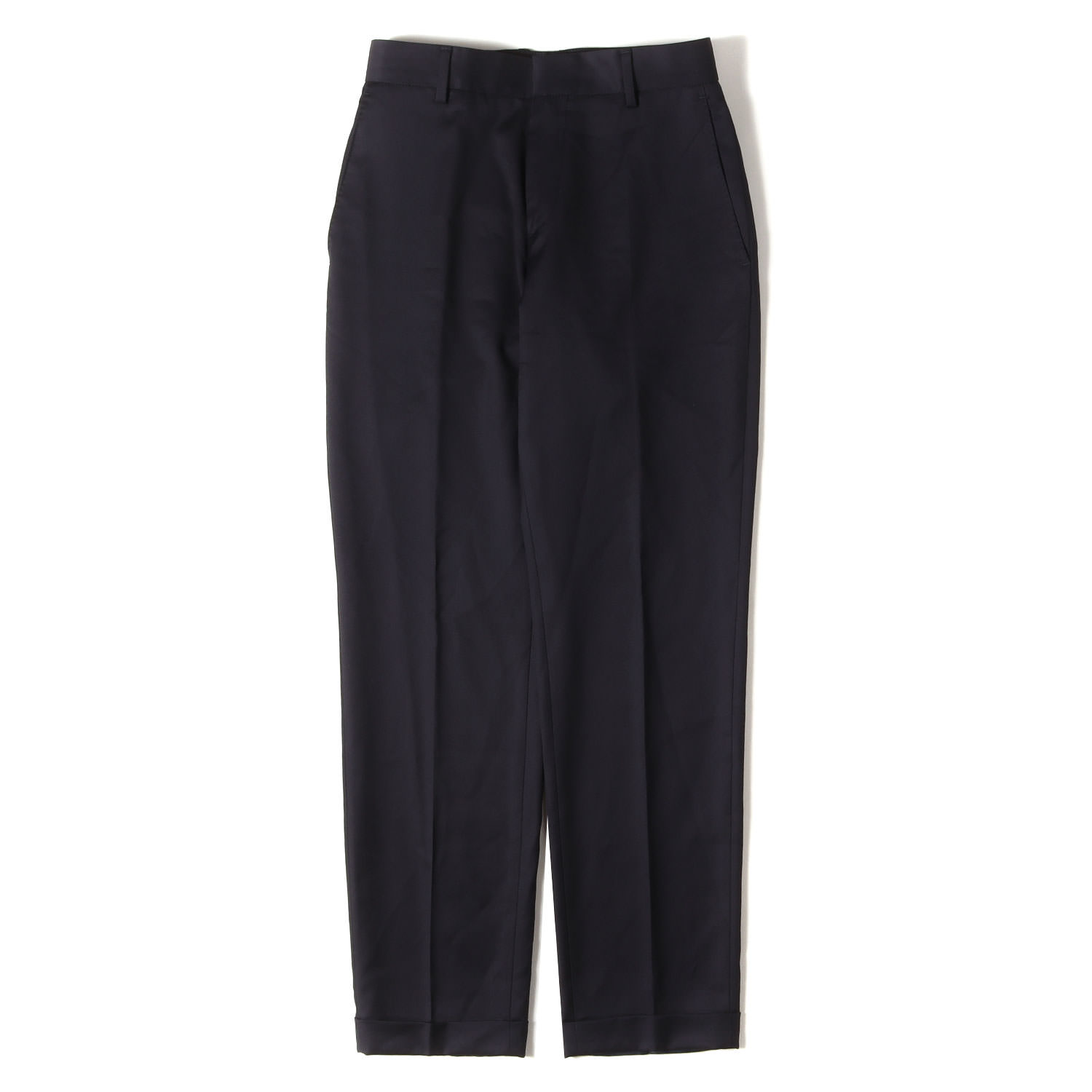 HUGO BOSS ヒューゴボス パンツ ネイビー 紺 サイズ:44 | 現行タグ 24SS ウール スラックスパンツ | ボトムス ズボン【メンズ】【中古】【美品】【K4779】