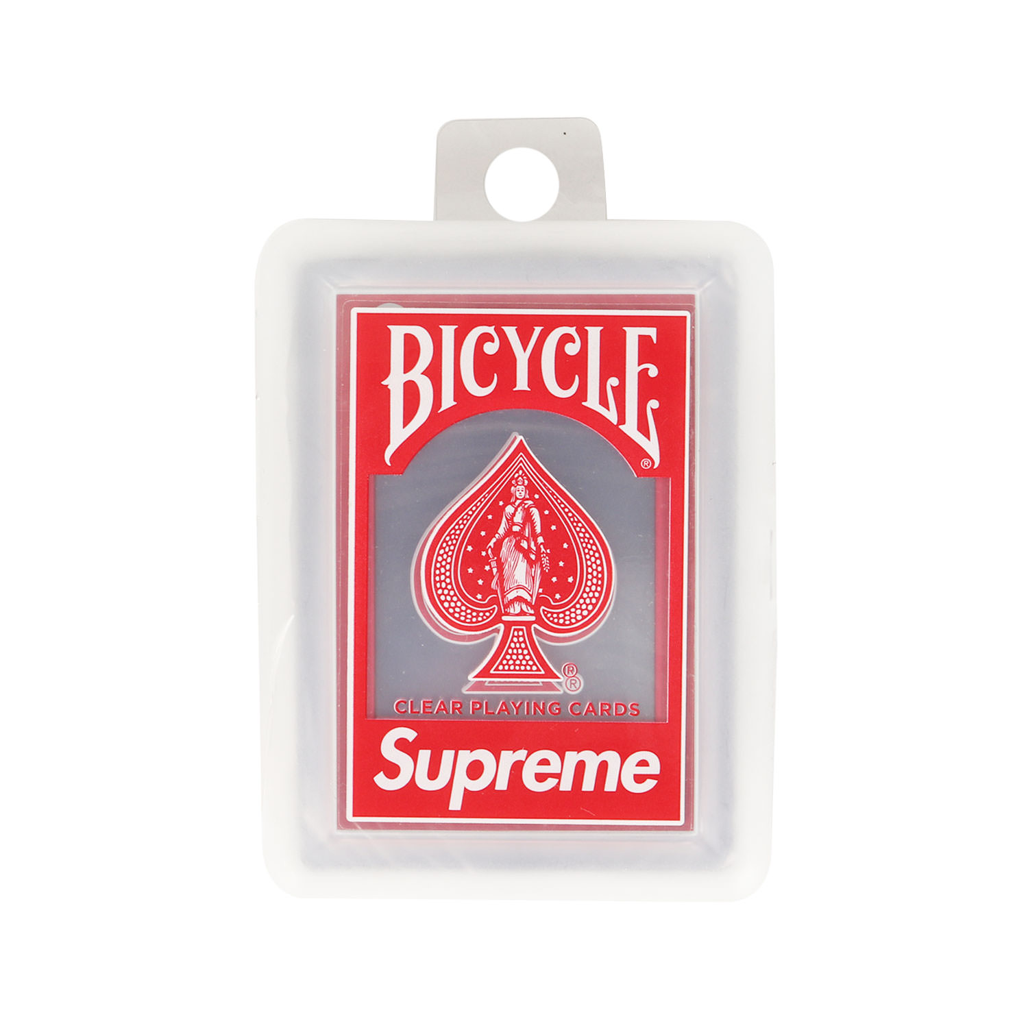 Supreme シュプリーム | 20AW Bicycle トランプ(Clear Playing Cards) | レッド | ブランド ファッション アイテム 小物 インテリア 雑貨【メンズ】【中古】【K4774】