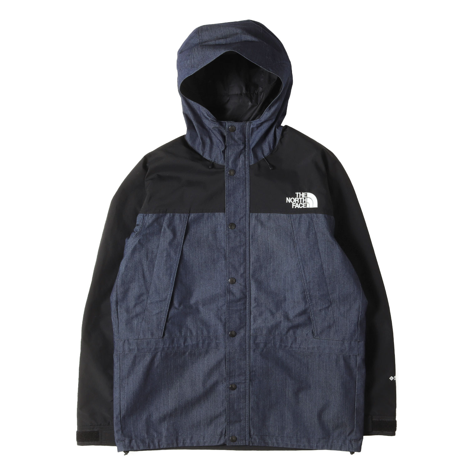 THE NORTH FACE ノースフェイス ジャケット ナイロンインディゴデニム(ID) サイズ:XL | GORE-TEX INFINIUM マウンテンライト デニム ジャケット (Mountain Light Denim Jacket) | アウター ブルゾン 上着【メンズ】【中古】【K4786】