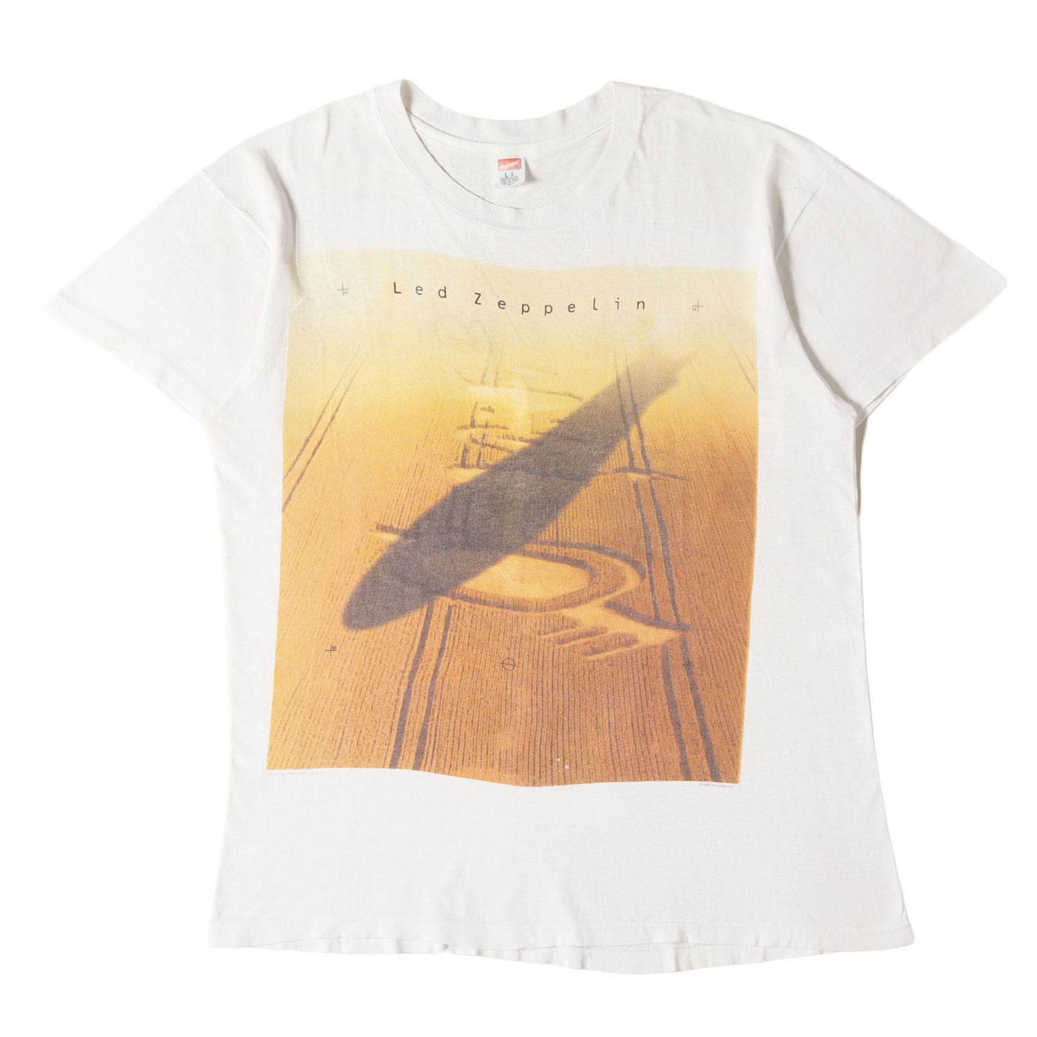 Vintage Music Item ヴィンテージミュージックアイテム | 90s Led Zeppelin Remasters レッド ツェッペリン Tシャツ / USA製 Hanes | ホワイト 白 サイズ:L | ロック バンド【メンズ】【中古】【K4775】