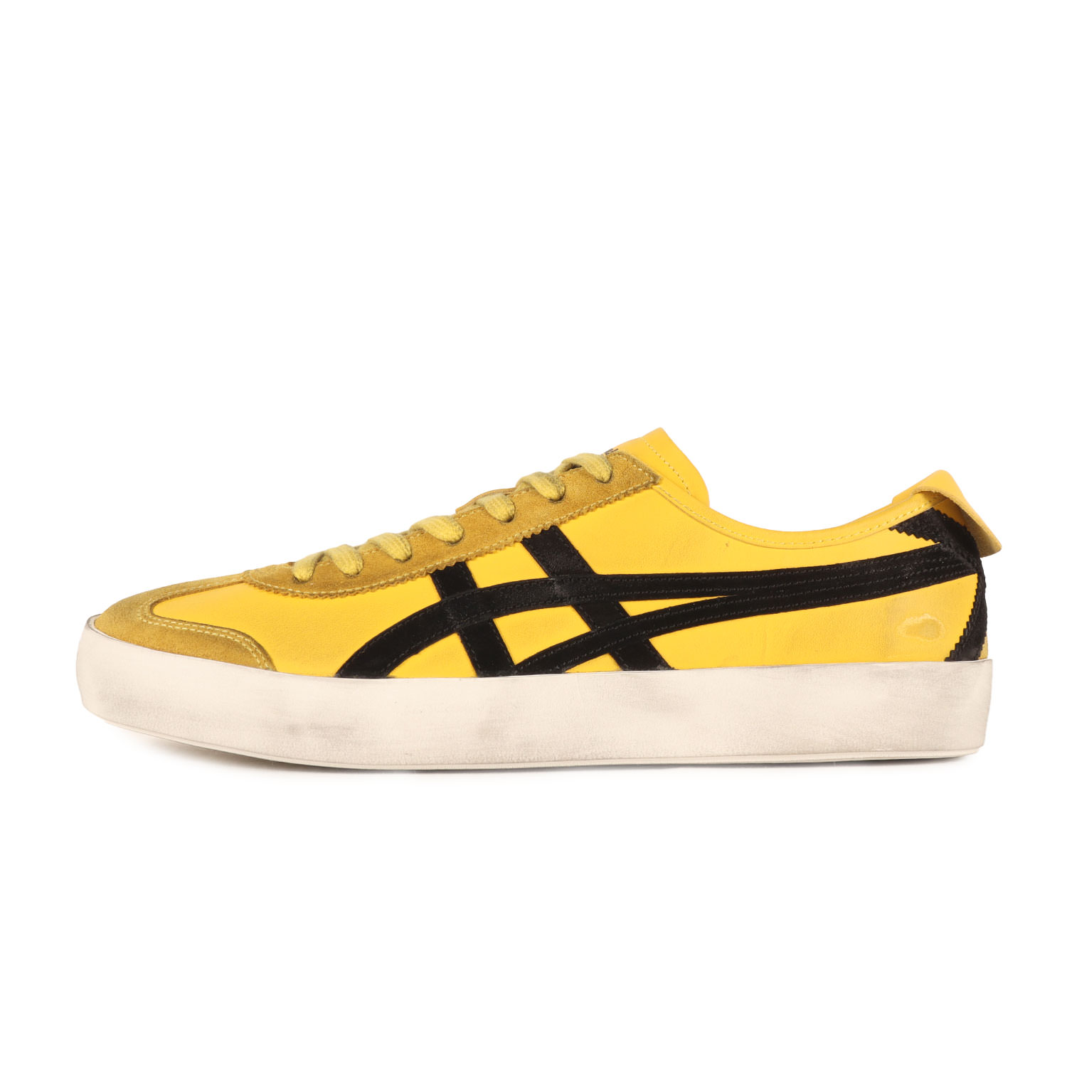 Onitsuka Tiger オニツカタイガー 大きさ:US9(27.0珊) | MEXICO 66 IM (1183C549-750 / イタリア製) | 黄色 黒いこと | 置き目撥ねのける スニーカー シューズ 靴【メンズ】【K4840】