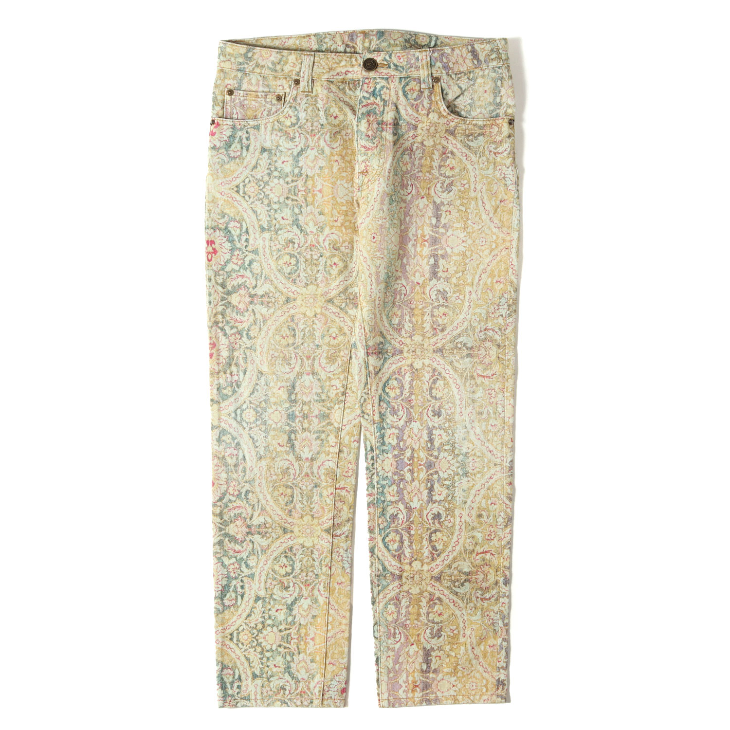 ETRO エトロ ズボン下 マルチ 大きさ:31 | 22AW アラス柄 レギュラー相応う ジーンズズボン下 | ボトムス デニム ジーパン【メンズ】【中古】【美品】【K4840】