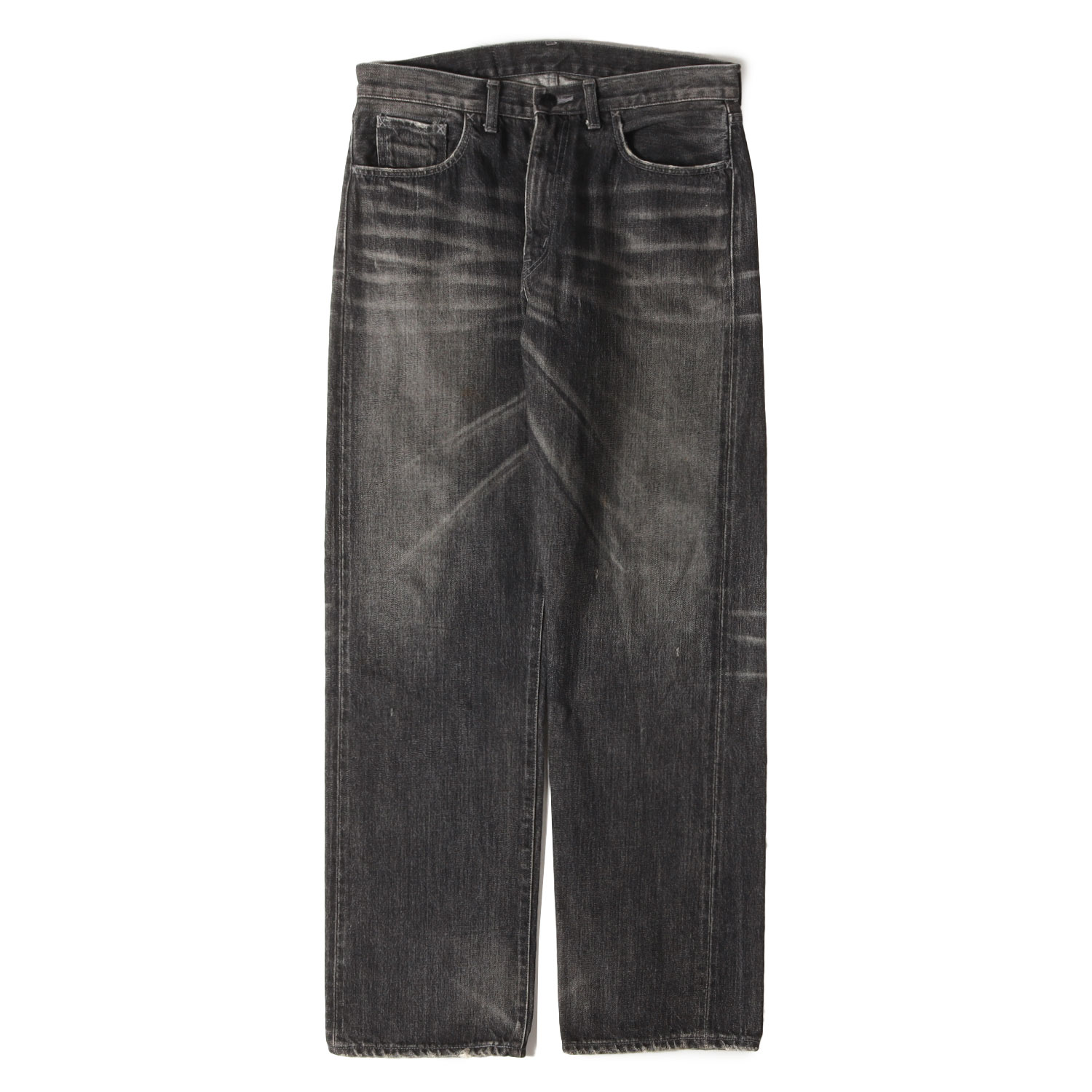 NEIGHBORHOOD ネイバーフッド パンツ ブラック 黒 サイズ:M | 00s SVG ウォッシュド デニムパンツ | 00年代 アーカイブ | ボトムス ジーンズ ジーパン【メンズ】【中古】【K4777】