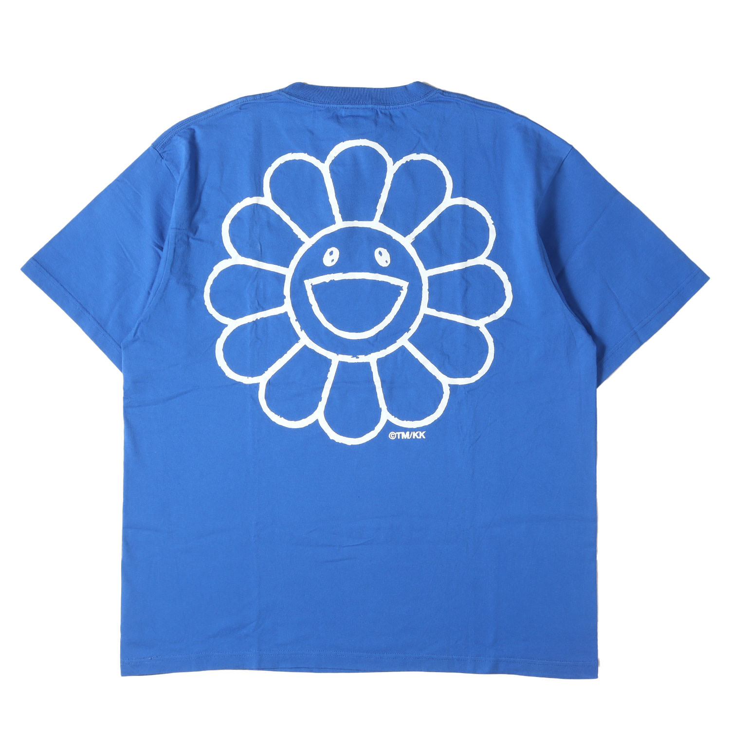 Kaikai Kiki カイカイキキ Tシャツ ブルー 青 サイズ:XXL | 村上隆 Tonari no Zingaro CONTeXT クルーネック Tシャツ | イラスト キャラクター 半袖 トップス【メンズ】【中古】【美品】【K4857】｜ブランド古着のBEEGLE by Boo-Bee