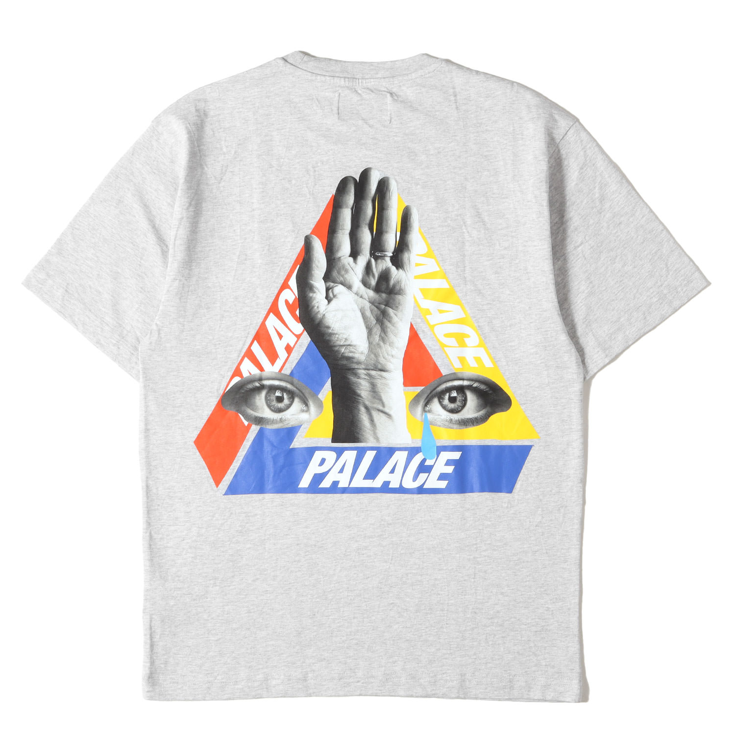 PALACE パレス Tシャツ グレー(Grey Marl) サイズ:S | 25SS Jean-Charles de Castelbajac / JCC グラフィック Tシャツ (T-shirt) | トップス カットソー 半袖 | コラボ【メンズ】【中古】【美品】【K4803】