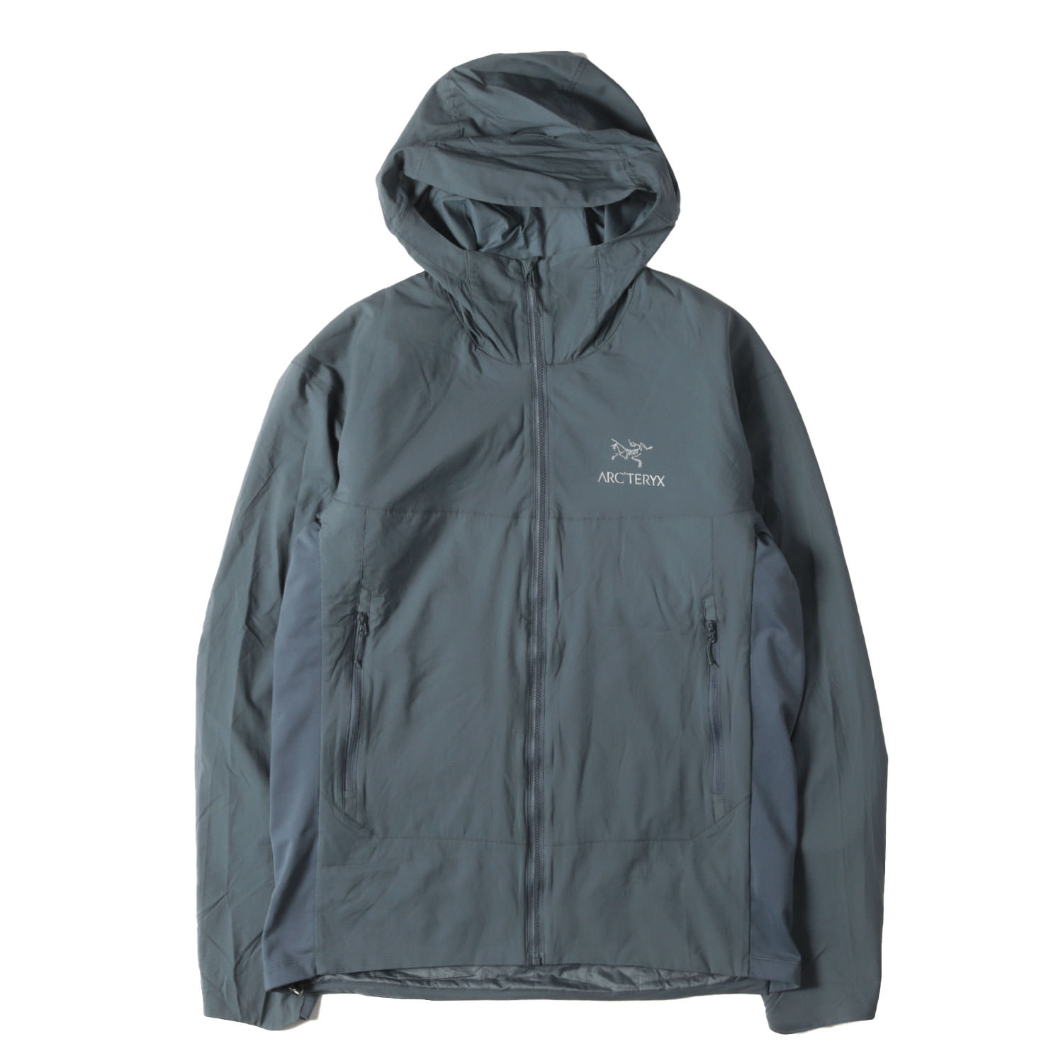ARCTERYX アークテリクス ジャケット グレイッシュブルー サイズ:M | アトム SL フーディ (ATOM SL HOODY) | アウター ブルゾン 上着【メンズ】【中古】【K4792】|ブランド古着のBEEGLE by Boo-Bee